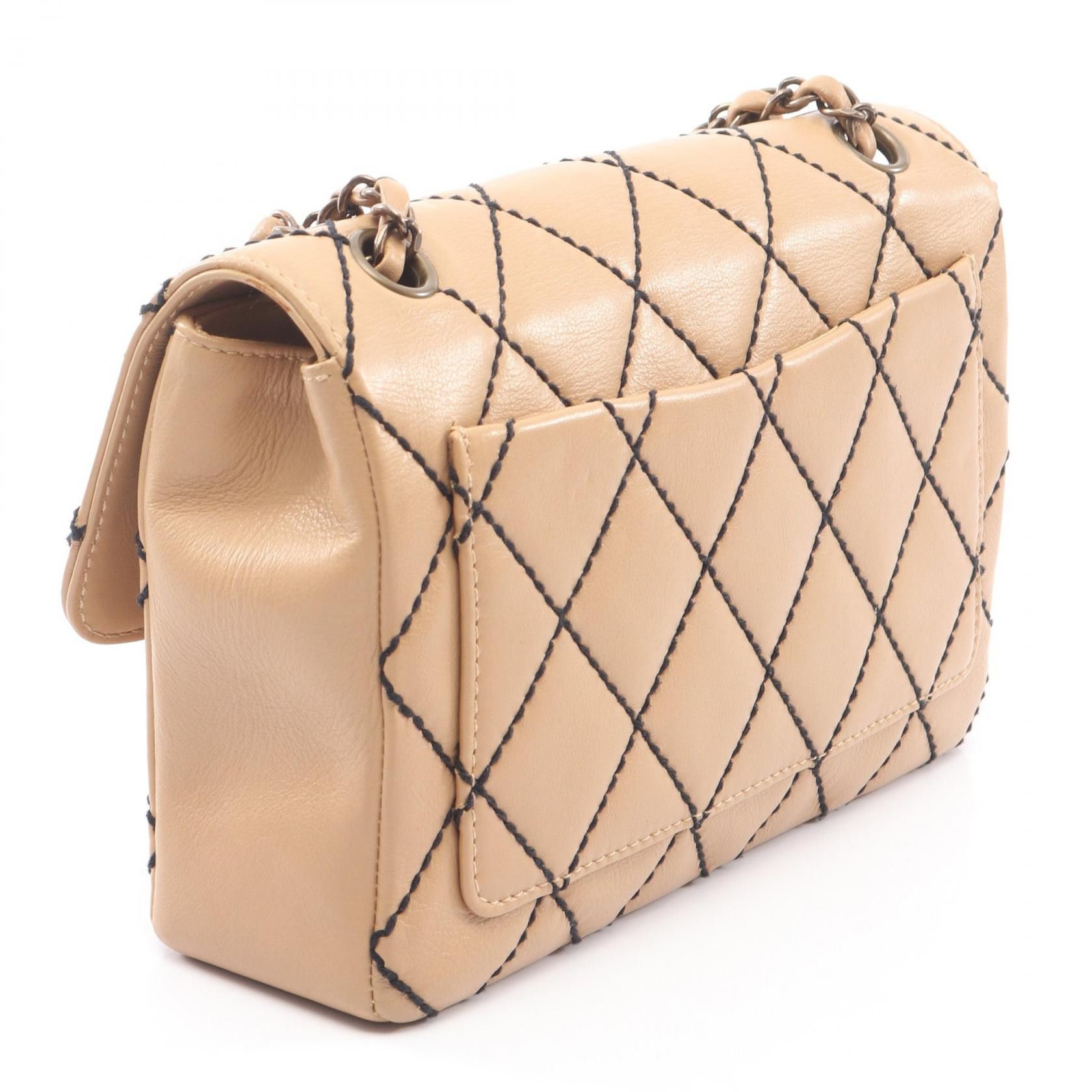 Chanel Chanel Chanel Wild Stitch Leather Shoulder Bag Leather Shoulder Bag DUTY FREE for USA Size ONE SIZE - 2 Thumbnail