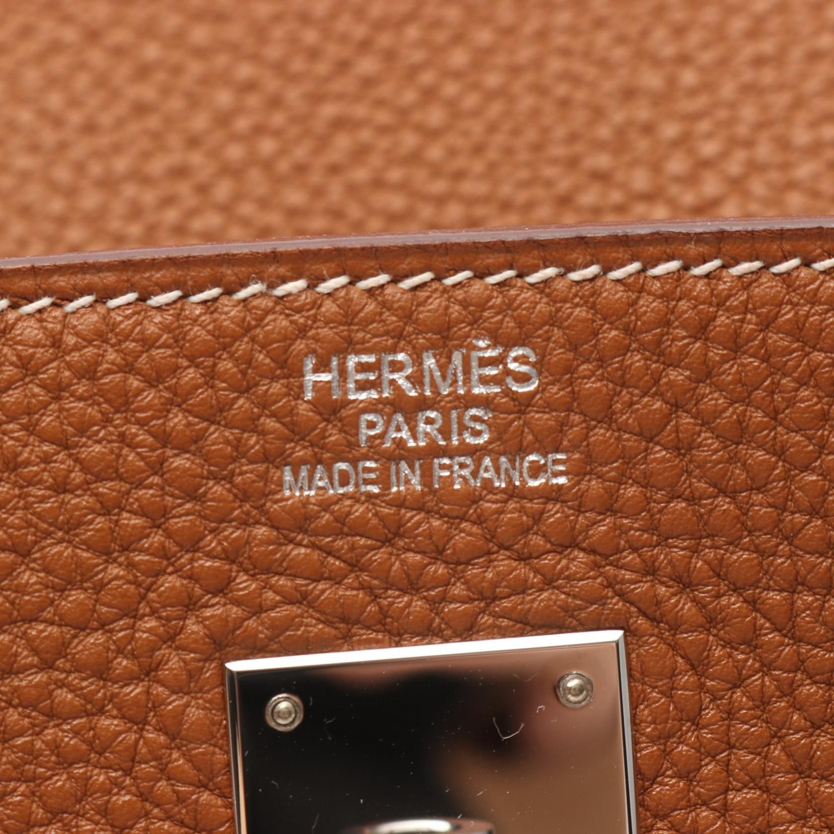 Hermes Hermes Hermes Birkin40 Togo Leather Handbag N DUTY FREE for USA Size ONE SIZE - 4 Thumbnail