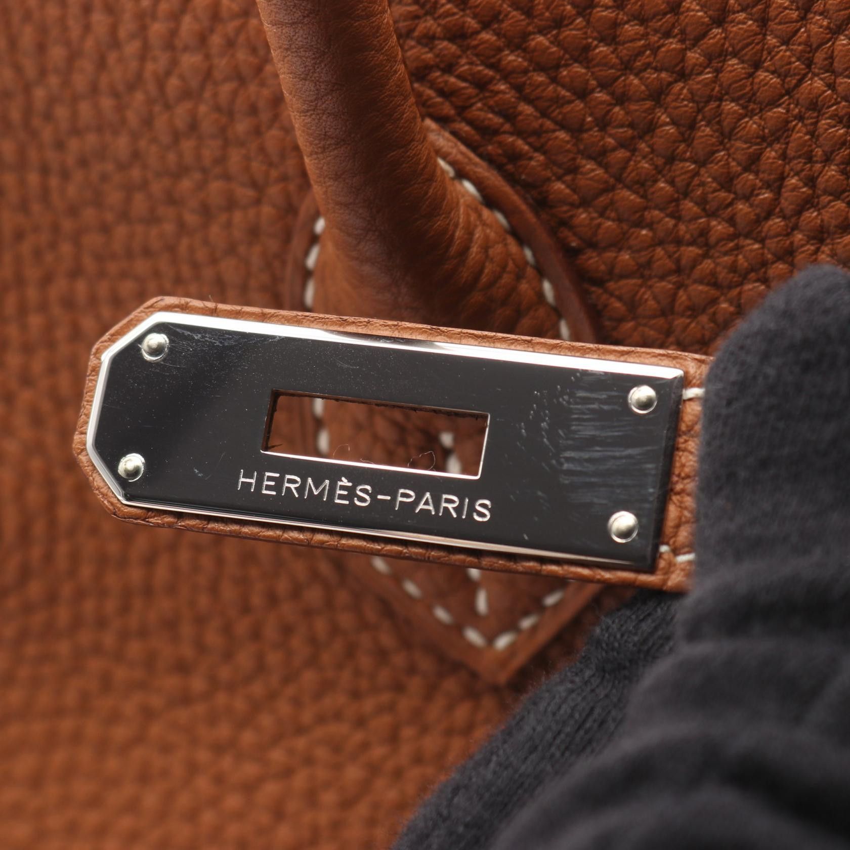 Hermes Hermes Hermes Birkin40 Togo Leather Handbag N DUTY FREE for USA Size ONE SIZE - 8 Thumbnail