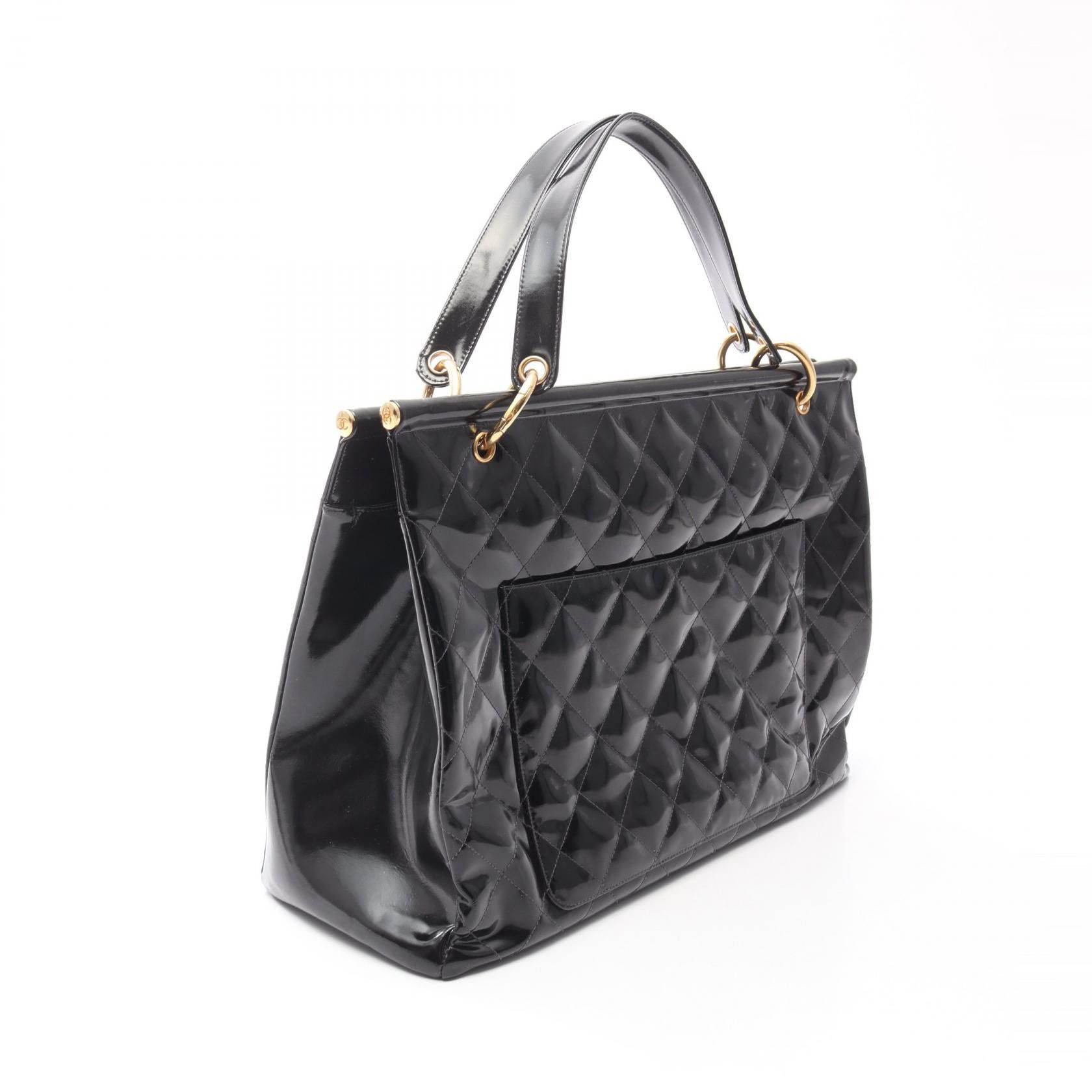 Chanel Chanel CHANEL Matelasse Patent Leather Tote Bag Leather Tote Bag DUTY FREE for USA Size ONE SIZE - 2 Thumbnail