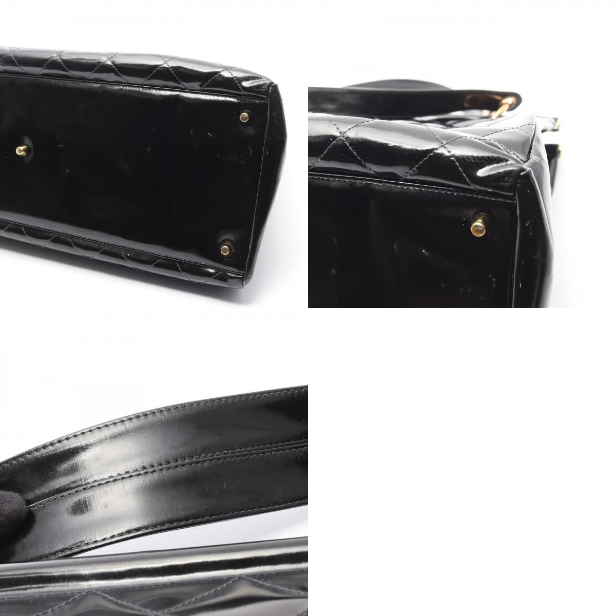 Chanel Chanel CHANEL Matelasse Patent Leather Tote Bag Leather Tote Bag DUTY FREE for USA Size ONE SIZE - 10 Thumbnail