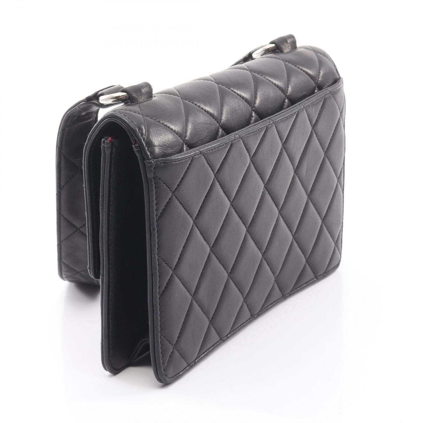 Chanel Chanel Chanel Matelasse Lambskin Shoulder Bag Leather Shoulder Bag DUTY FREE for USA Size ONE SIZE - 2 Thumbnail