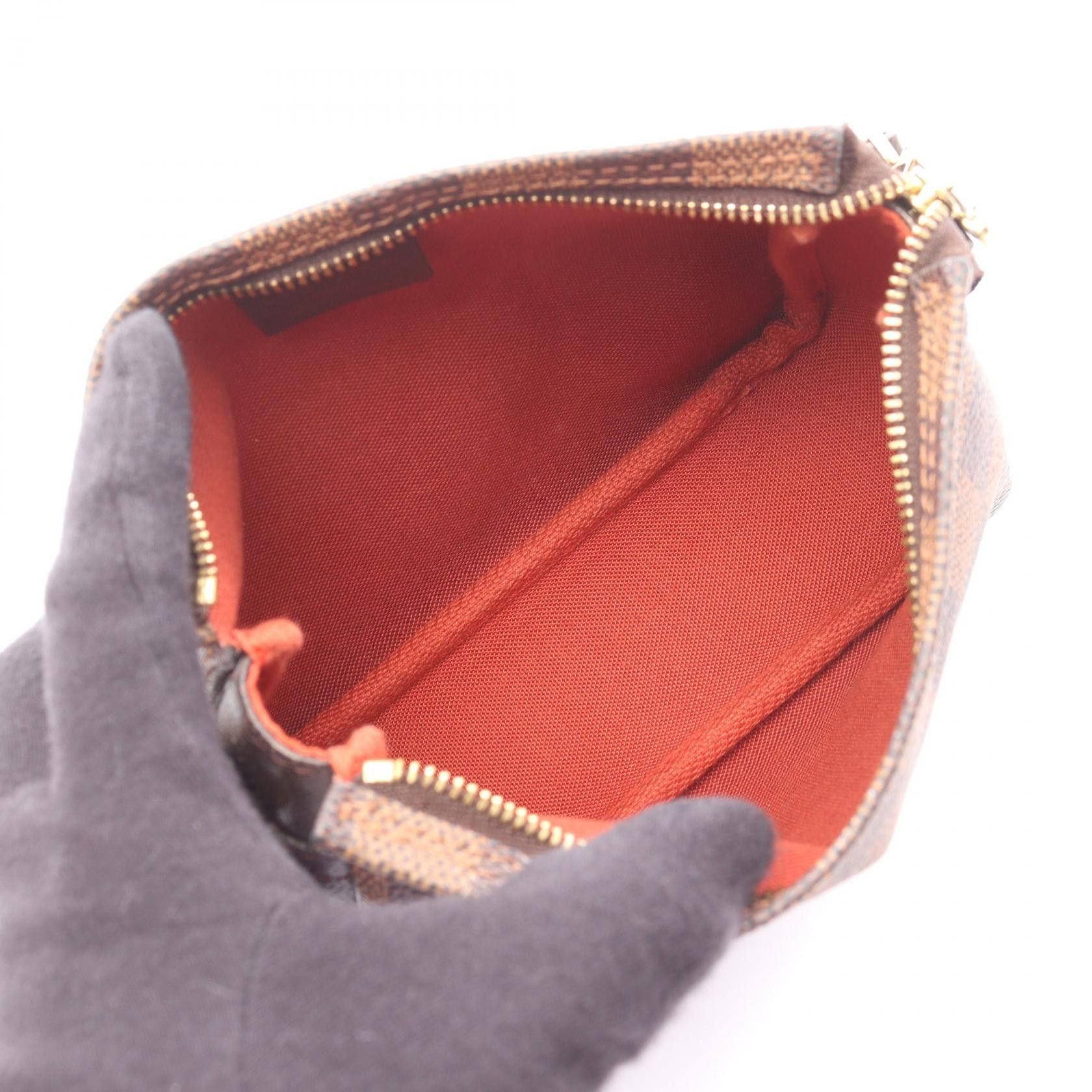 Louis Vuitton Louis Vuitton Louis Vuitton Trousses Makeup Damier clutch Textile Vanity Bag N51982 DUTY FREE for USA Size ONE SIZE - 3 Thumbnail