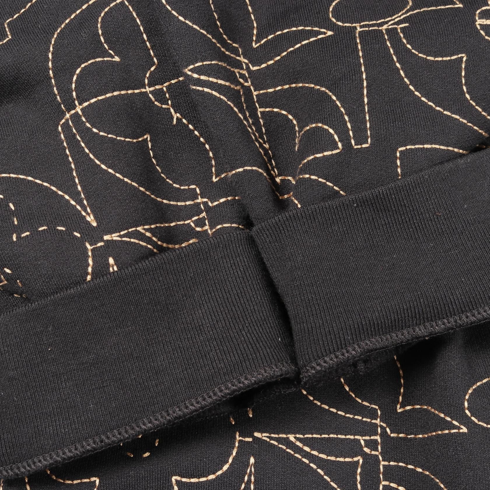 Louis Vuitton Louis Vuitton Louis Vuitton Music Line Embroidered Cotton Sweatshirt Textile Sweatshirts & Hoodies DUTY FREE for USA Size ONE SIZE - 7 Thumbnail