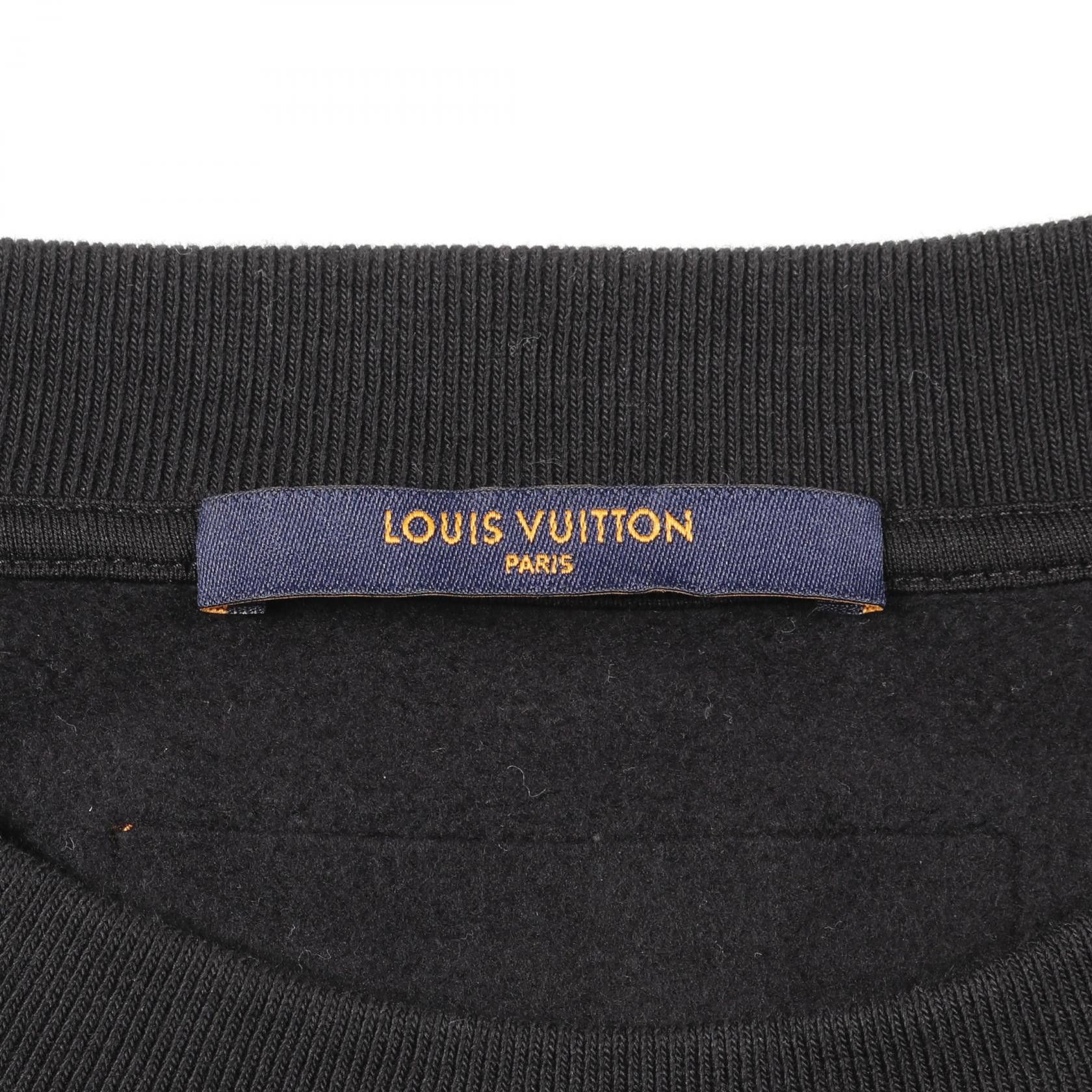 Louis Vuitton Louis Vuitton Louis Vuitton Music Line Embroidered Cotton Sweatshirt Textile Sweatshirts & Hoodies DUTY FREE for USA Size ONE SIZE - 3 Thumbnail