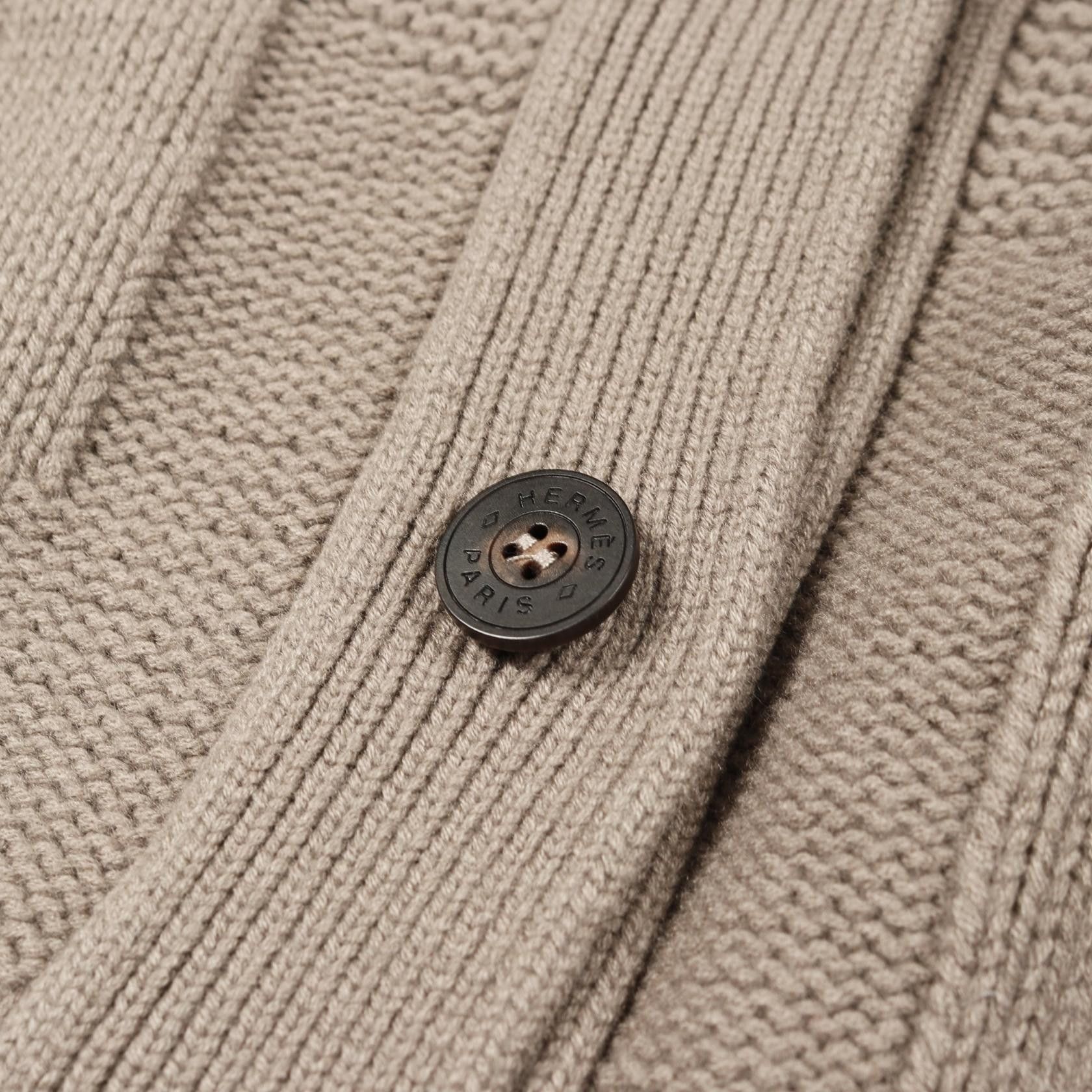 Hermes Hermes Hermes H Motif Wool Cardigan Textile Tops DUTY FREE for USA Size ONE SIZE - 5 Thumbnail