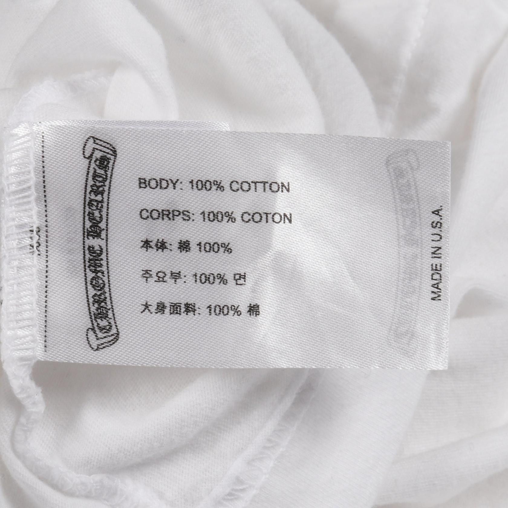 Chrome Hearts Chrome Hearts Chrome Hearts Cotton T Shirt Textile T-Shirts DUTY FREE for USA Size ONE SIZE - 4 Thumbnail