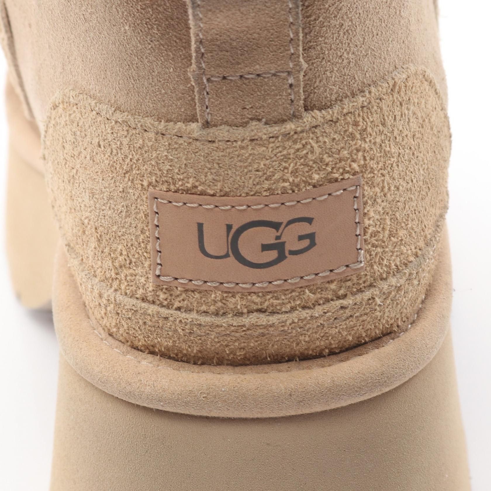 Ugg UGG UGG Classic New Heights Lace Up Suede Sheepskin Boots Leather Shoes DUTY FREE for USA Size ONE SIZE - 5 Thumbnail