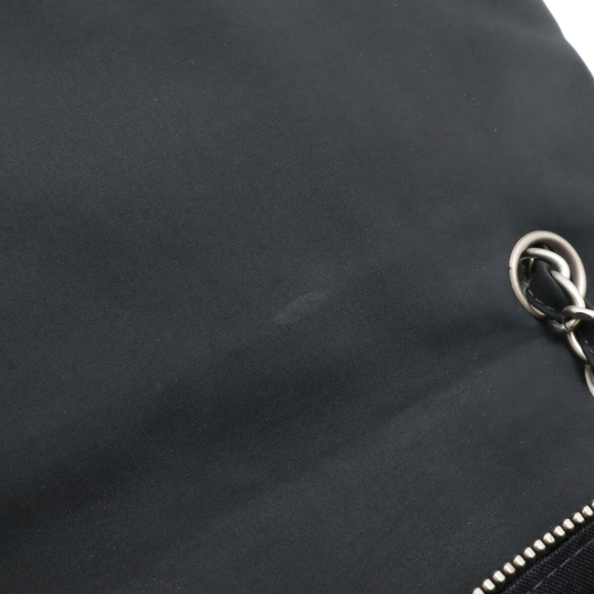 Chanel CHANEL Chocolate Bar Coco Mark Chain Shoulder Bag, Quilted Nylon, Black, A20203 Size ONE SIZE - 9 Thumbnail