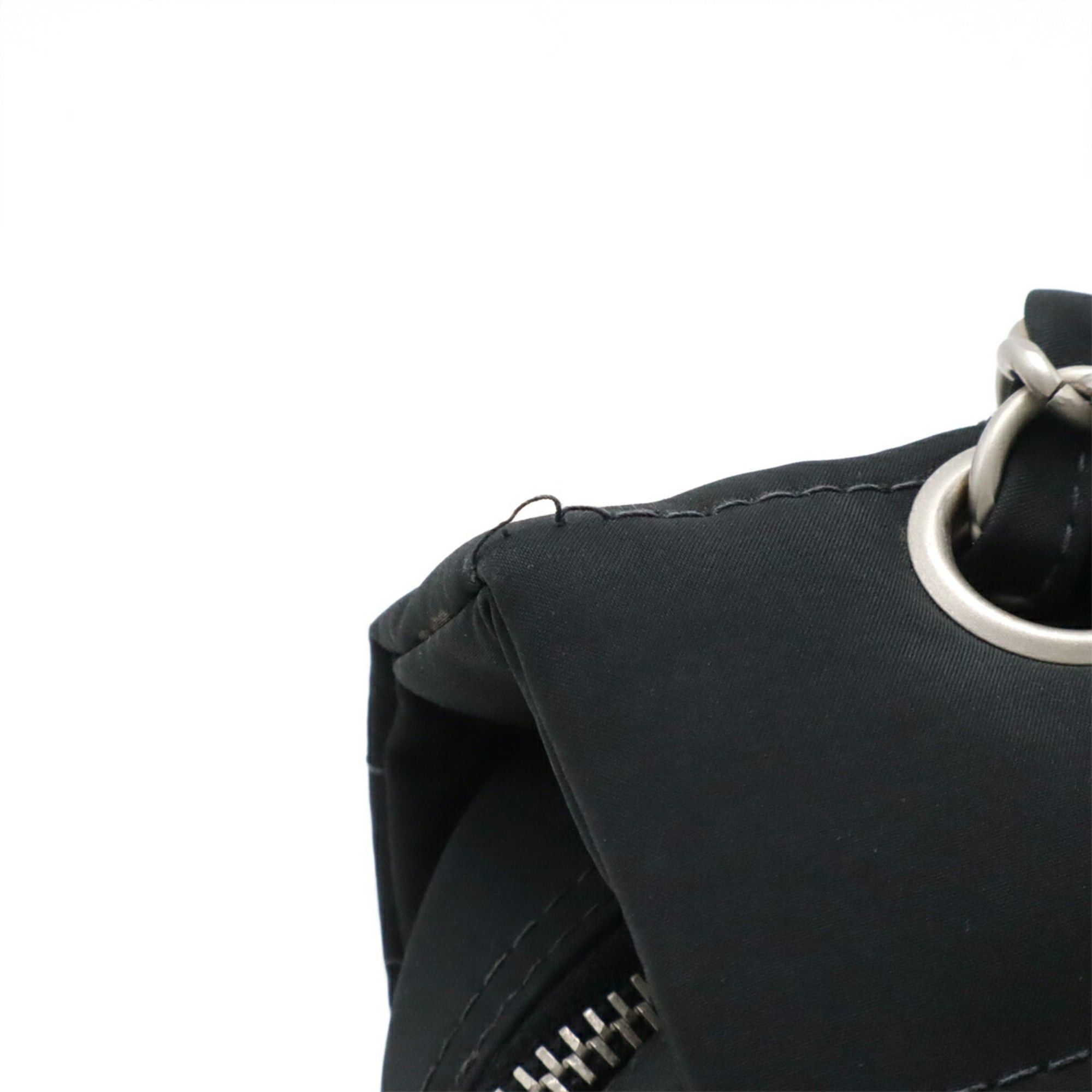 Chanel CHANEL Chocolate Bar Coco Mark Chain Shoulder Bag, Quilted Nylon, Black, A20203 Size ONE SIZE - 5 Thumbnail