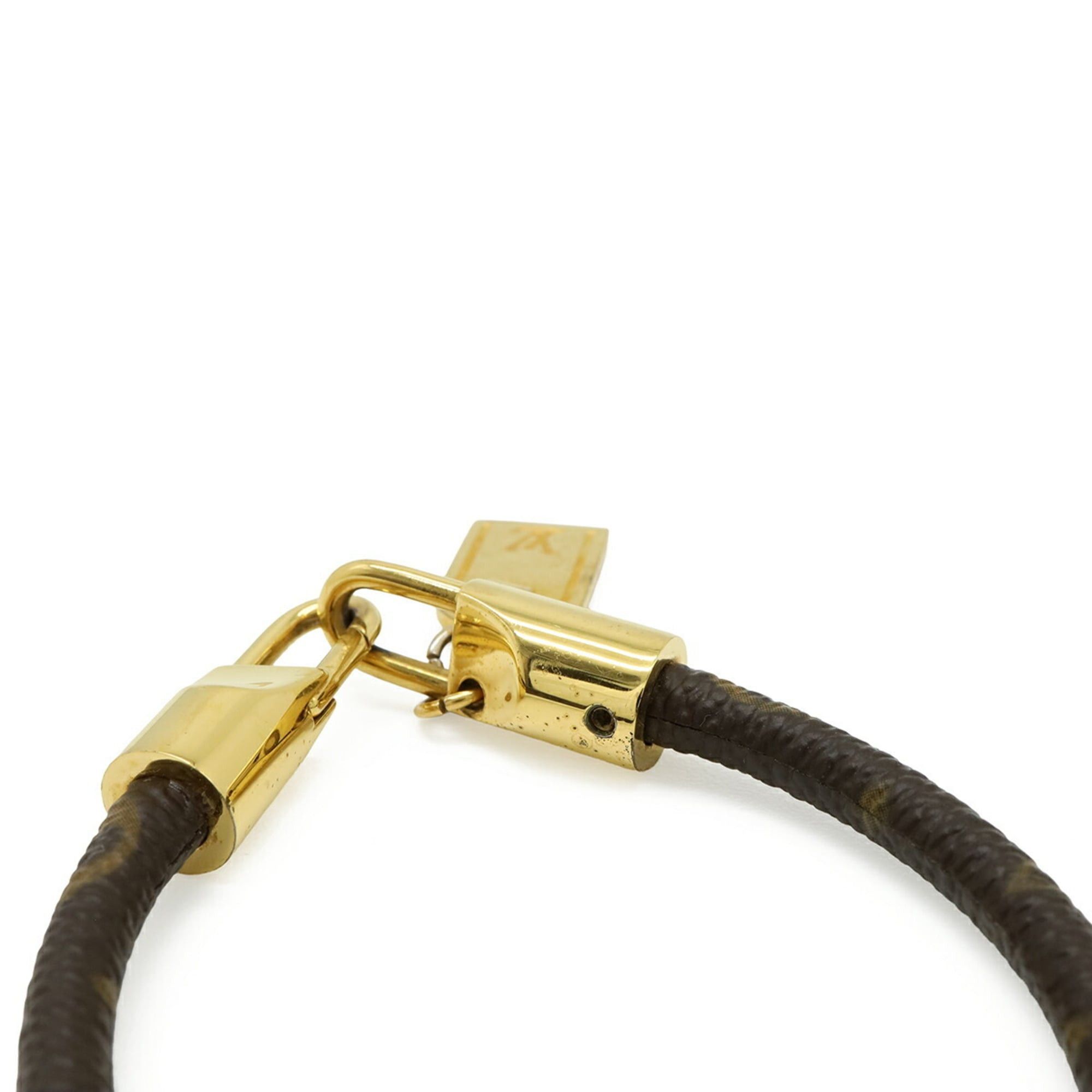 Louis Vuitton Louis Vuitton Monogram Bracelet Lock It Charm M6605F Size ONE SIZE - 5 Thumbnail