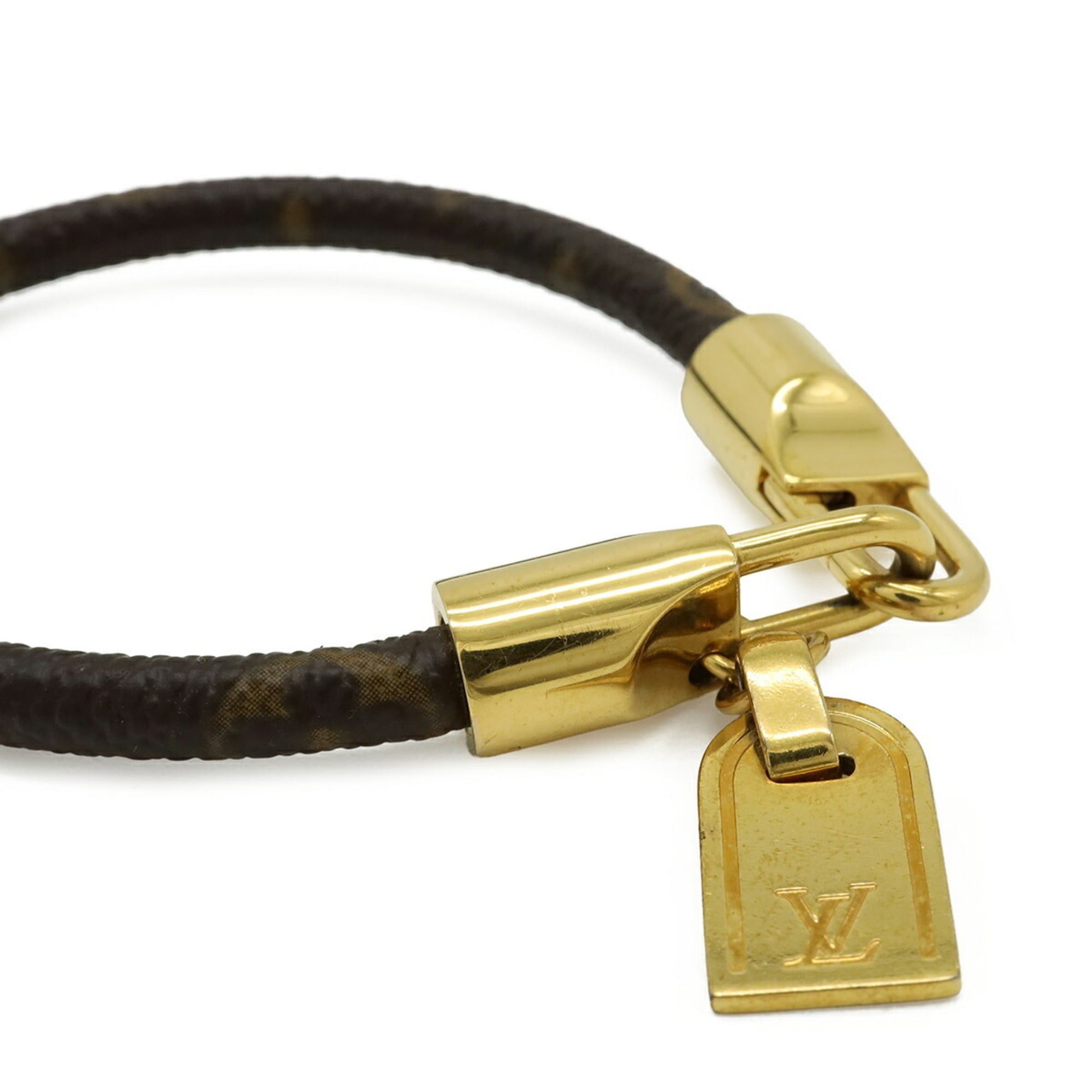 Louis Vuitton Louis Vuitton Monogram Bracelet Lock It Charm M6605F Size ONE SIZE - 4 Thumbnail