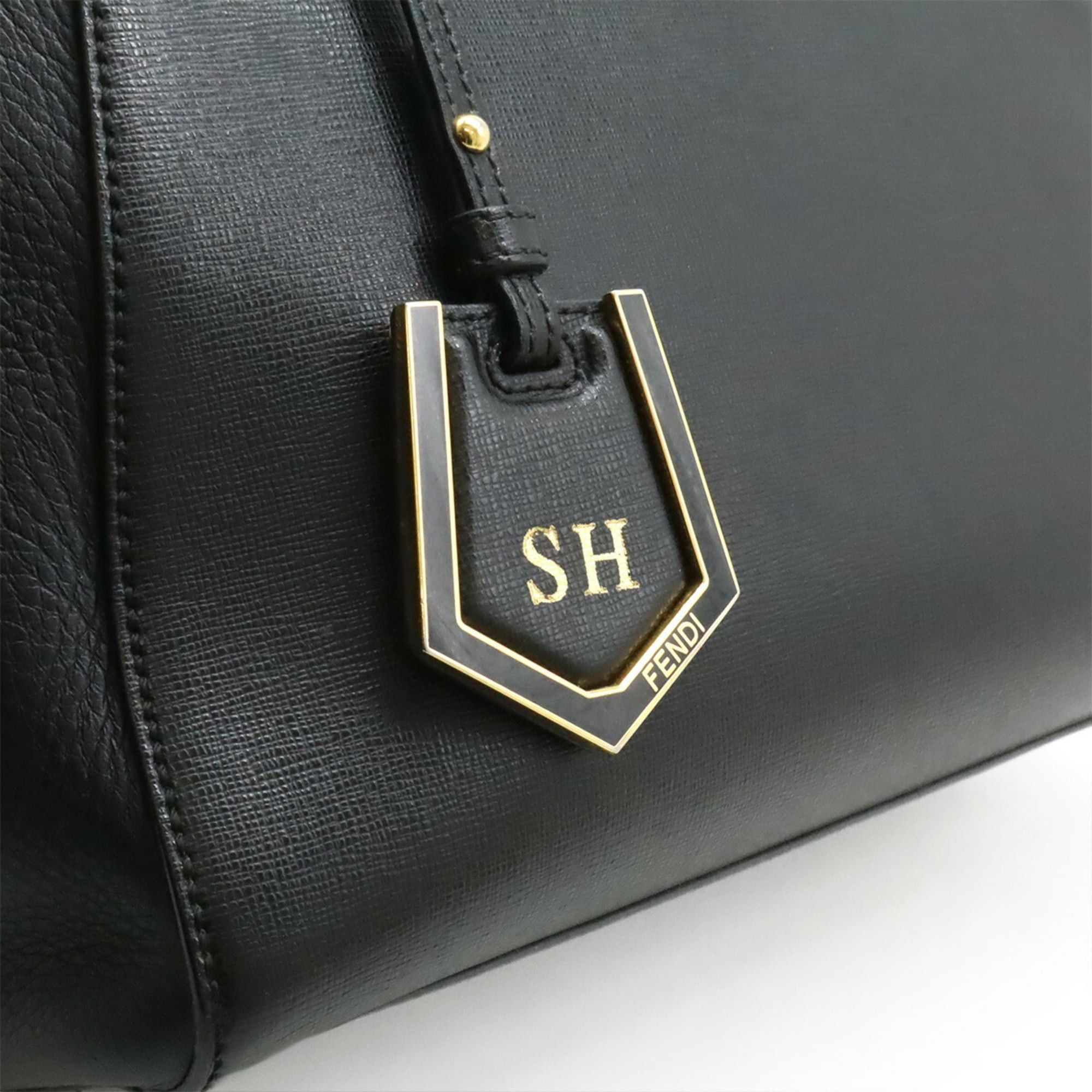 Fendi FENDI Petite 2Jours handbag, tote bag, shoulder leather, black, 8BH253 Size ONE SIZE - 10 Thumbnail