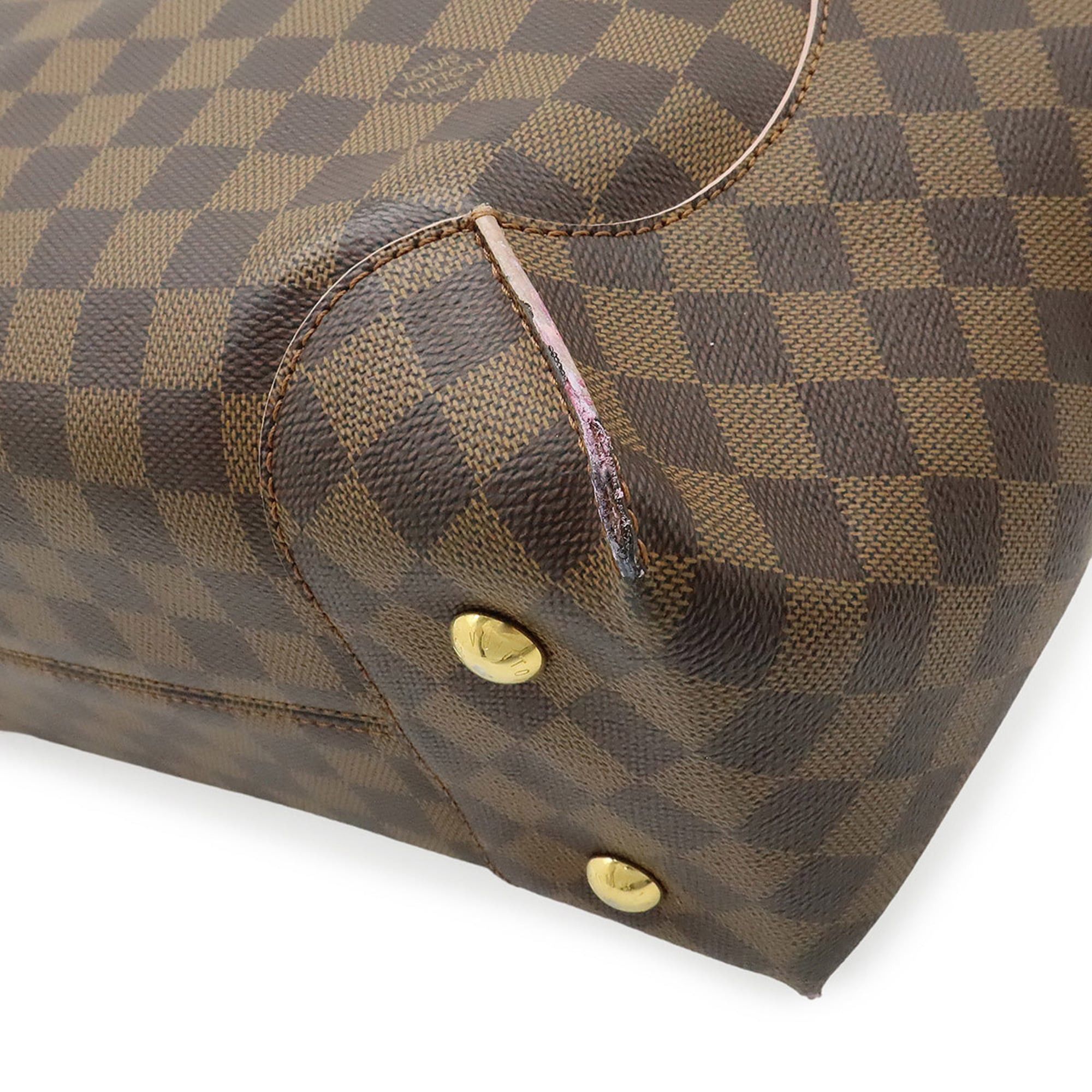 Louis Vuitton LOUIS VUITTON Damier Caissa Hobo Shoulder Bag Rose Ballerine N41556 Size ONE SIZE - 4 Thumbnail
