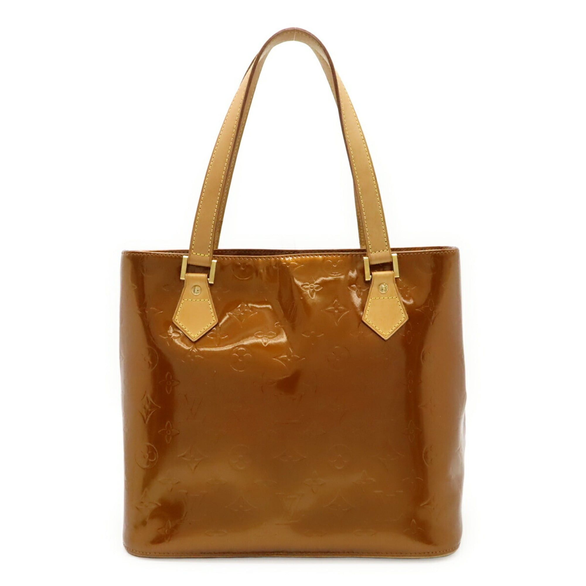 Louis Vuitton Louis Vuitton Monogram Vernis Houston Tote Bag Shoulder Enamel Bronze M91122 Size ONE SIZE - 2 Thumbnail