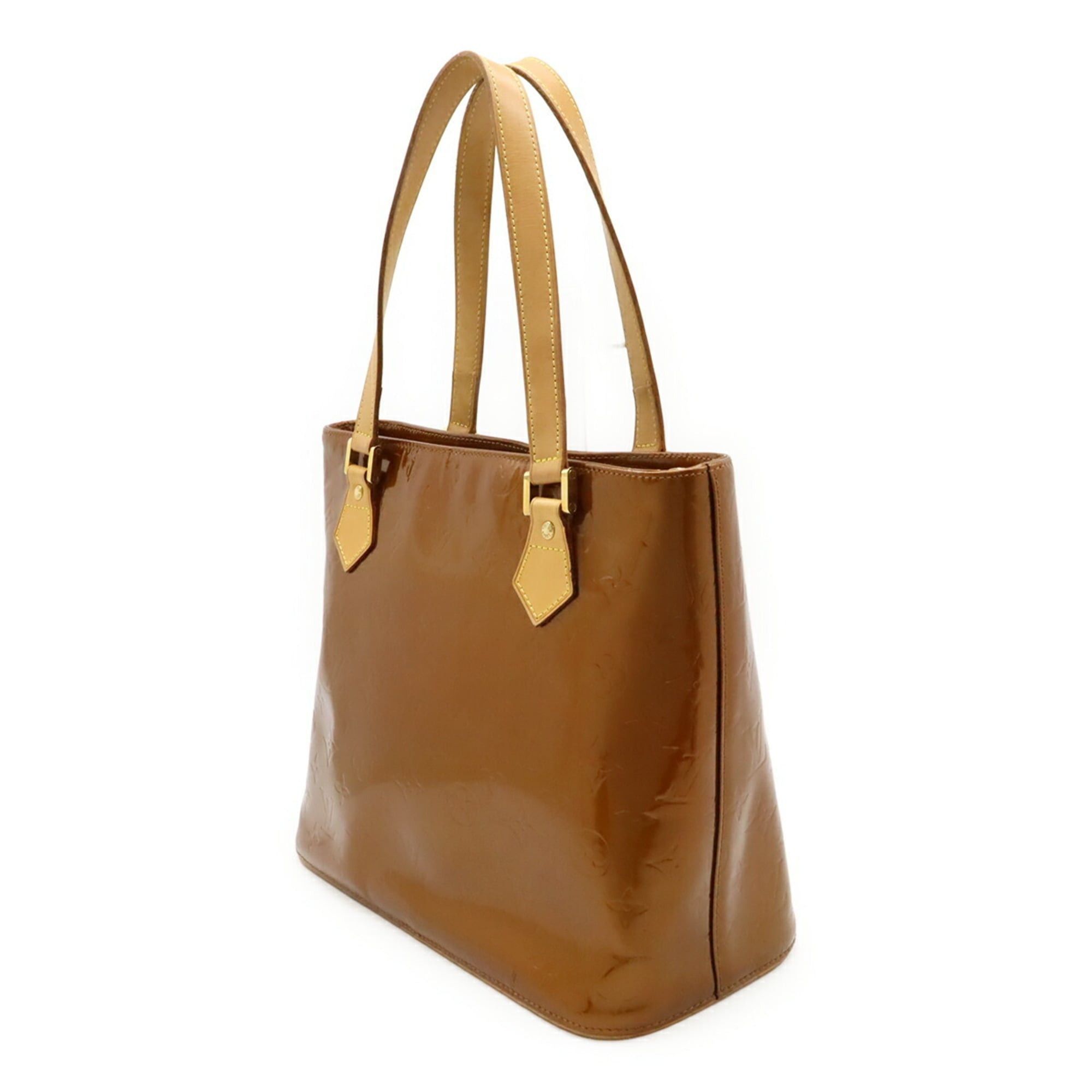 Louis Vuitton Louis Vuitton Monogram Vernis Houston Tote Bag Shoulder Enamel Bronze M91122 Size ONE SIZE - 3 Thumbnail