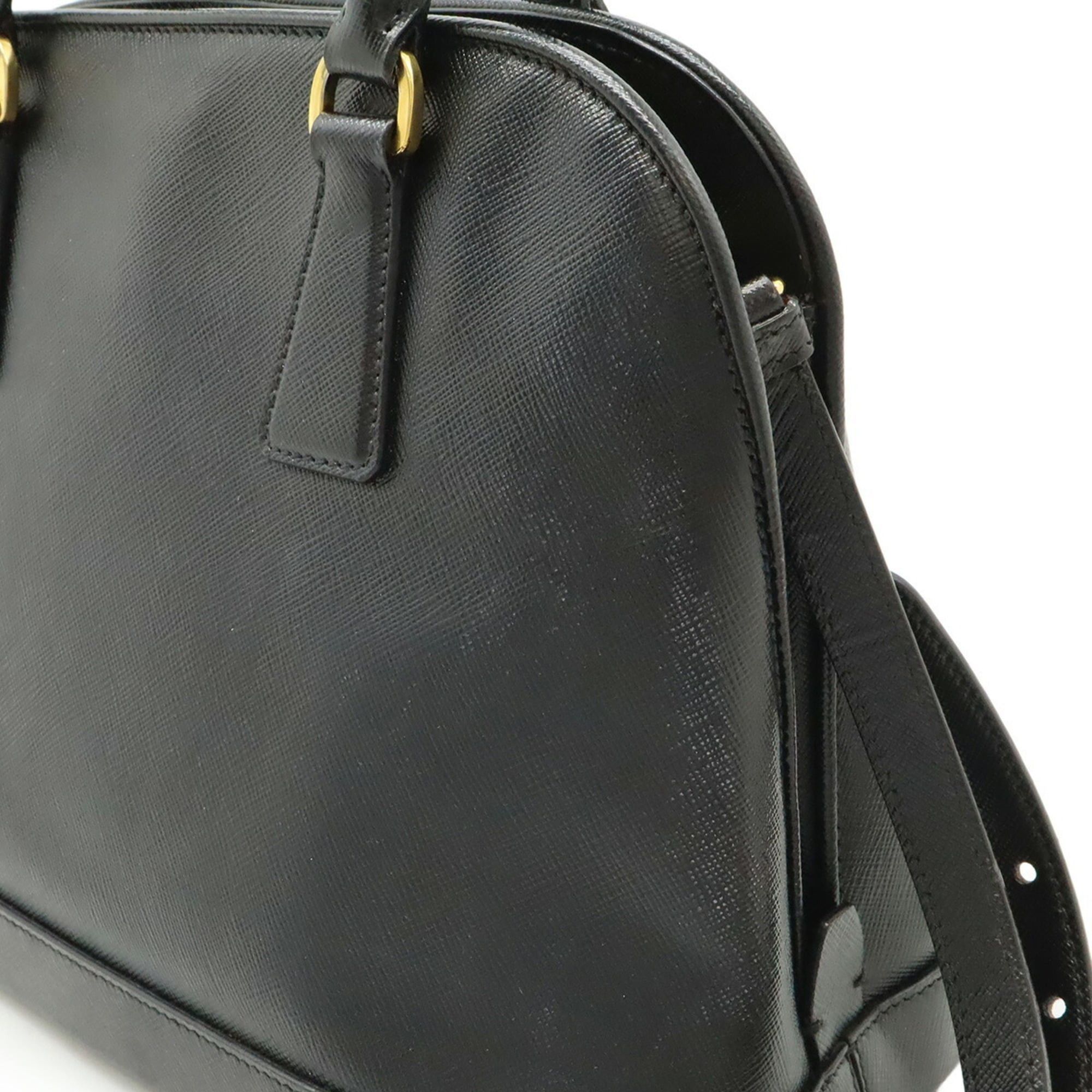 Prada PRADA Triangle Handbag/Shoulder Bag, Saffiano Leather, Black, BN2567 Size ONE SIZE - 9 Thumbnail