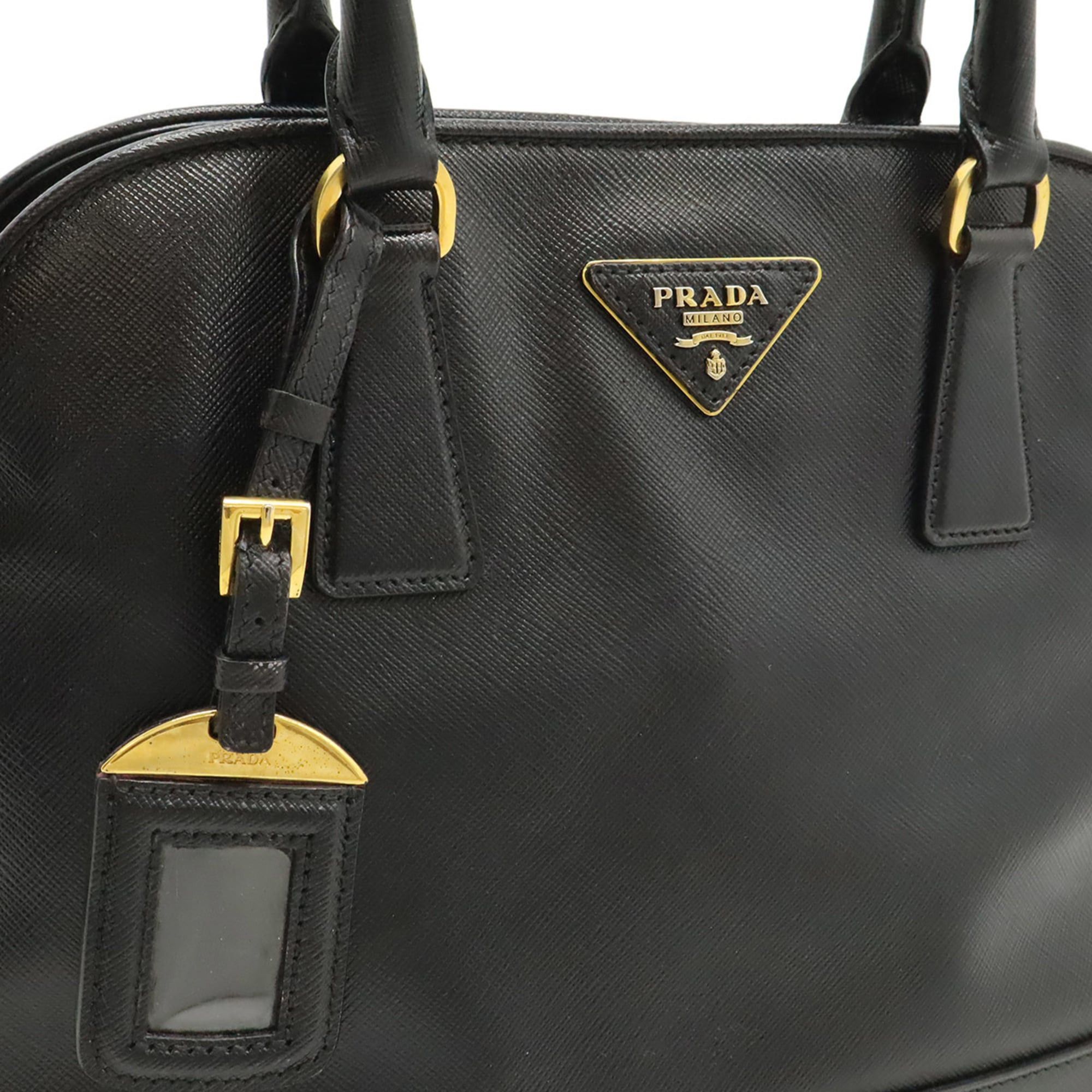 Prada PRADA Triangle Handbag/Shoulder Bag, Saffiano Leather, Black, BN2567 Size ONE SIZE - 10 Thumbnail