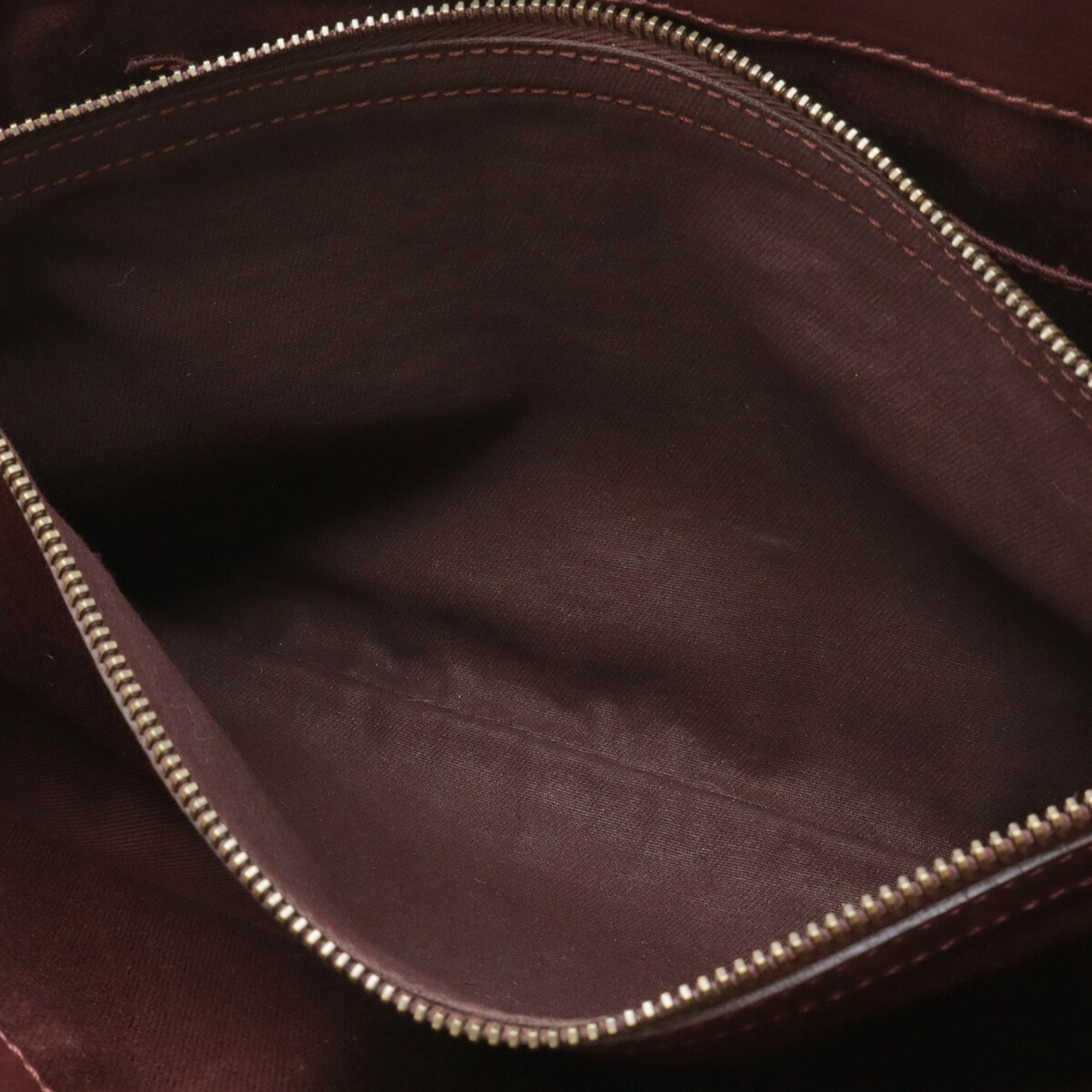 Celine CELINE Boogie Bag Handbag Tote Leather Bordeaux Wine Red Size ONE SIZE - 8 Thumbnail
