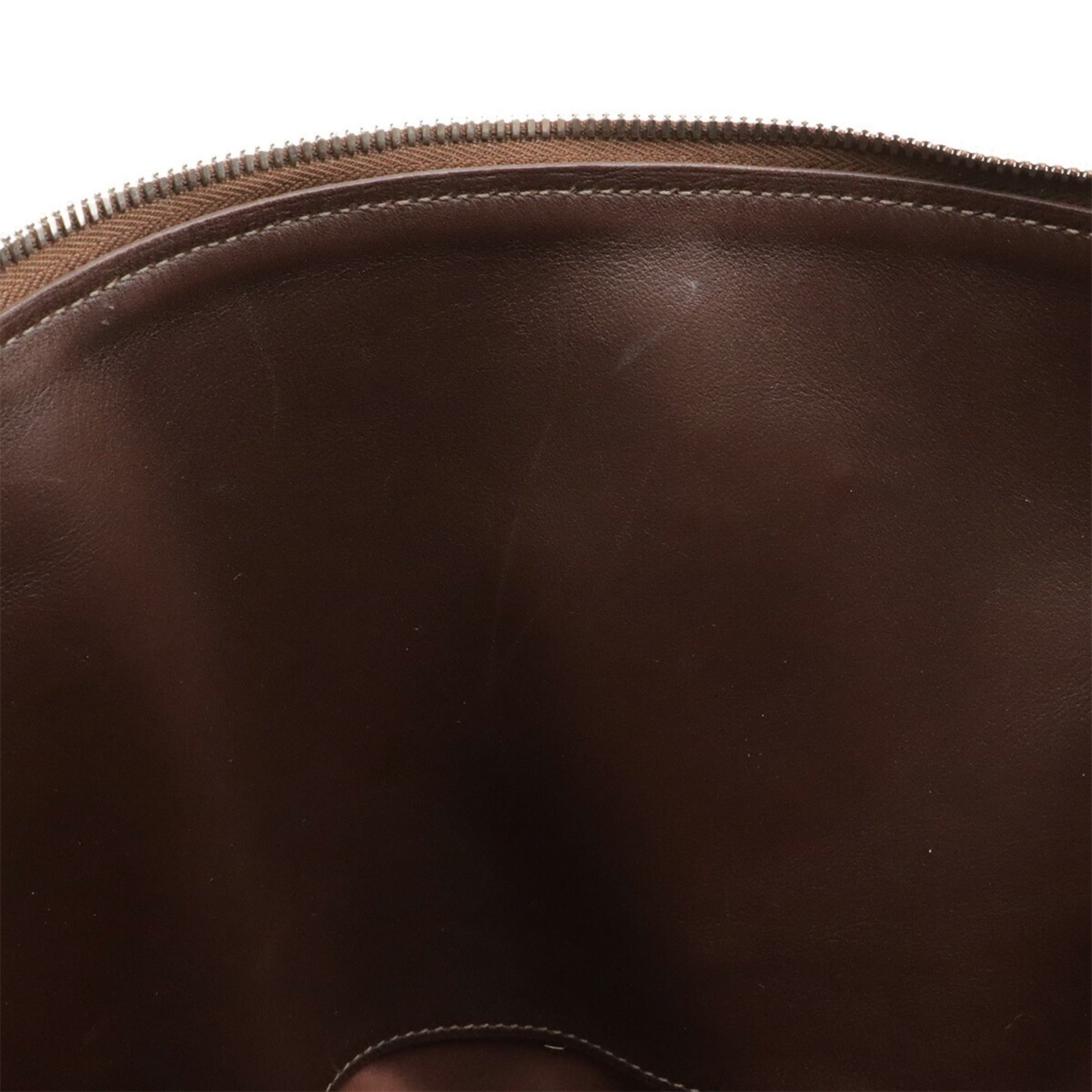 Hermes HERMES Sac Ybou MM Tote Bag Handbag Toile H Leather Ivory Natural Brown □J Stamp Size ONE SIZE - 10 Thumbnail