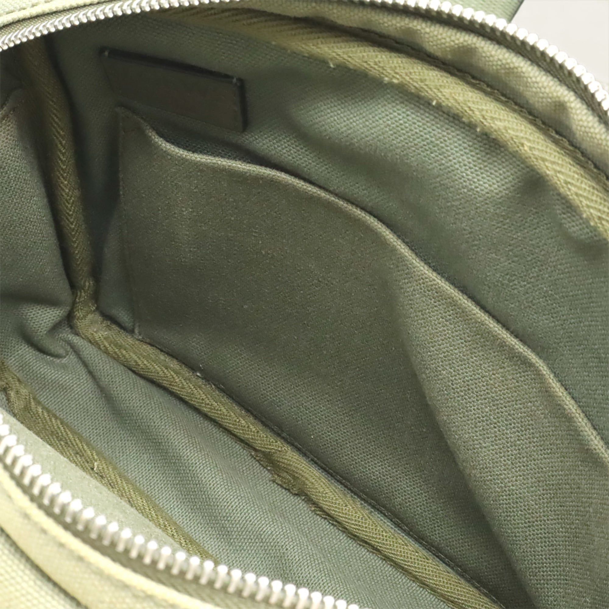 Loewe LOEWE Military Bag XS Shoulder Bag, Canvas and Leather, Khaki Green, B314A72X01 Size ONE SIZE - 8 Thumbnail