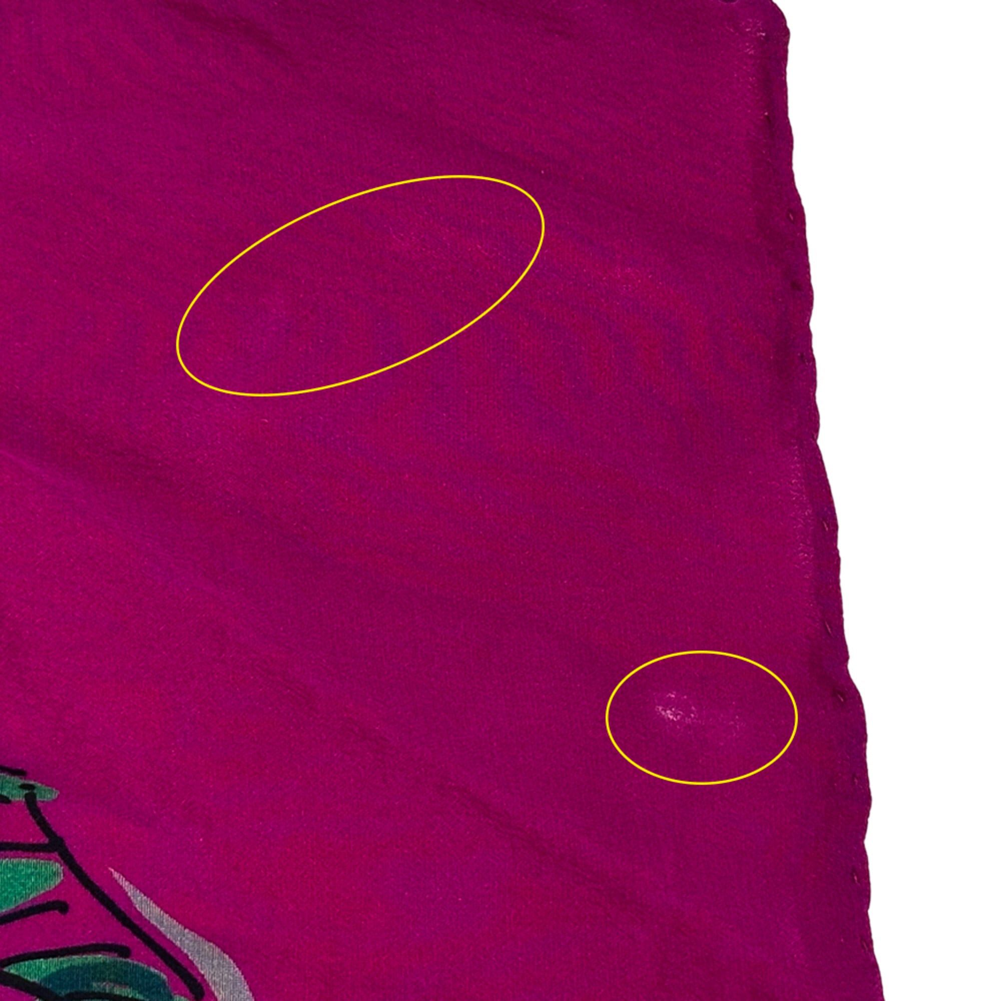 Chanel Chanel scarf, Mademoiselle, women's, brand, silk, purple, sheer. Size ONE SIZE - 10 Thumbnail