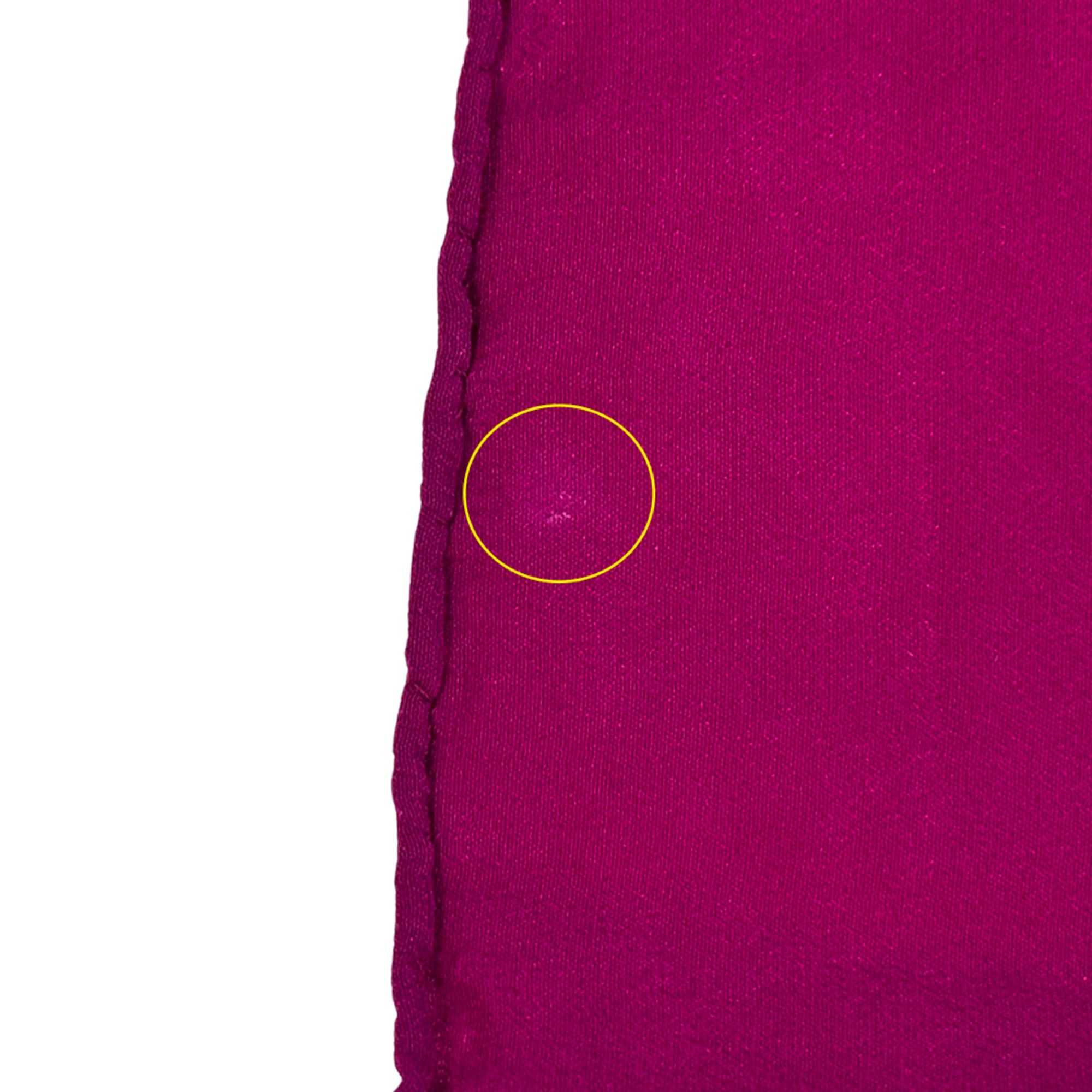Chanel Chanel scarf, Mademoiselle, women's, brand, silk, purple, sheer. Size ONE SIZE - 12 Thumbnail