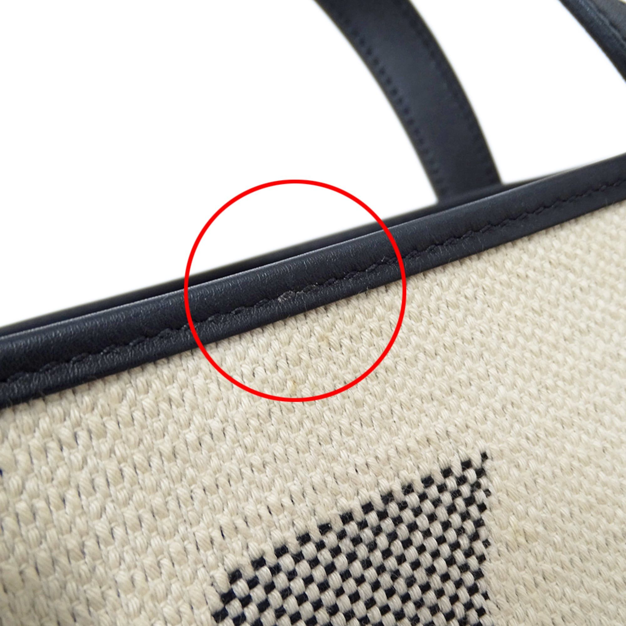 Hermes Hermes handbag for women, brand handbag/shoulder bag, 2-way, H-en-Billet PM, Toile H, black, U stamp. Size ONE SIZE - 14 Thumbnail
