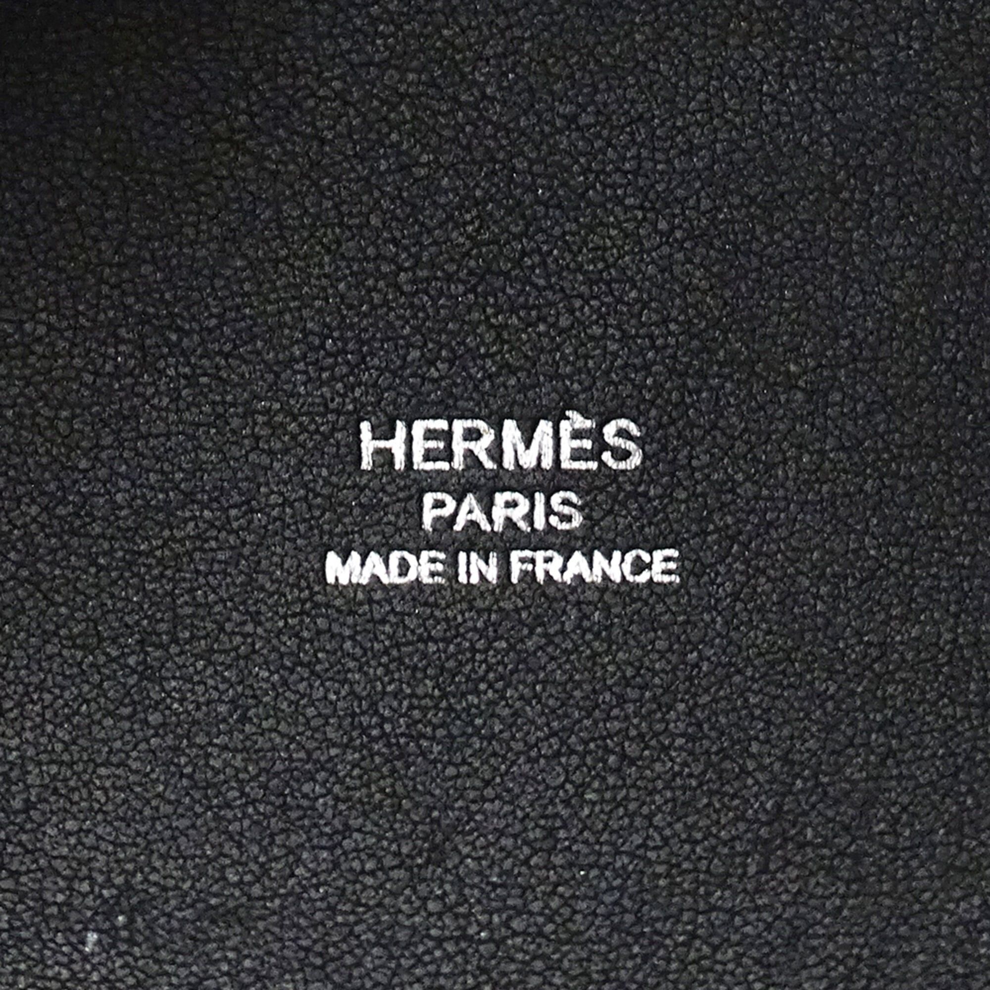 Hermes Hermes handbag for women, brand handbag/shoulder bag, 2-way, H-en-Billet PM, Toile H, black, U stamp. Size ONE SIZE - 6 Thumbnail