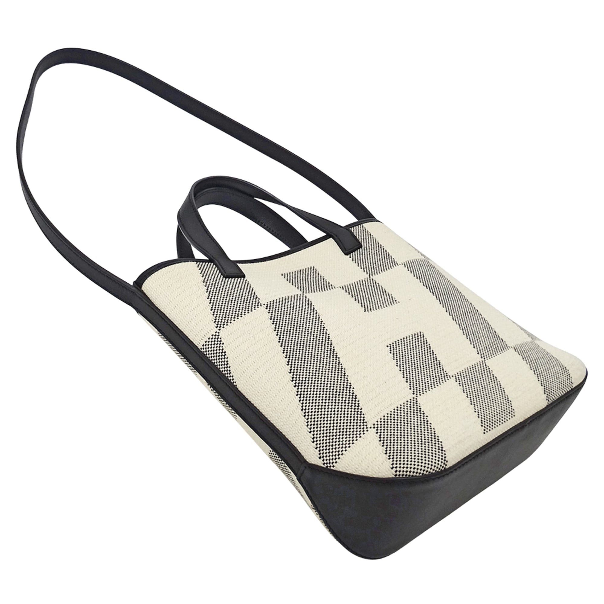 Hermes Hermes handbag for women, brand handbag/shoulder bag, 2-way, H-en-Billet PM, Toile H, black, U stamp. Size ONE SIZE - 4 Thumbnail