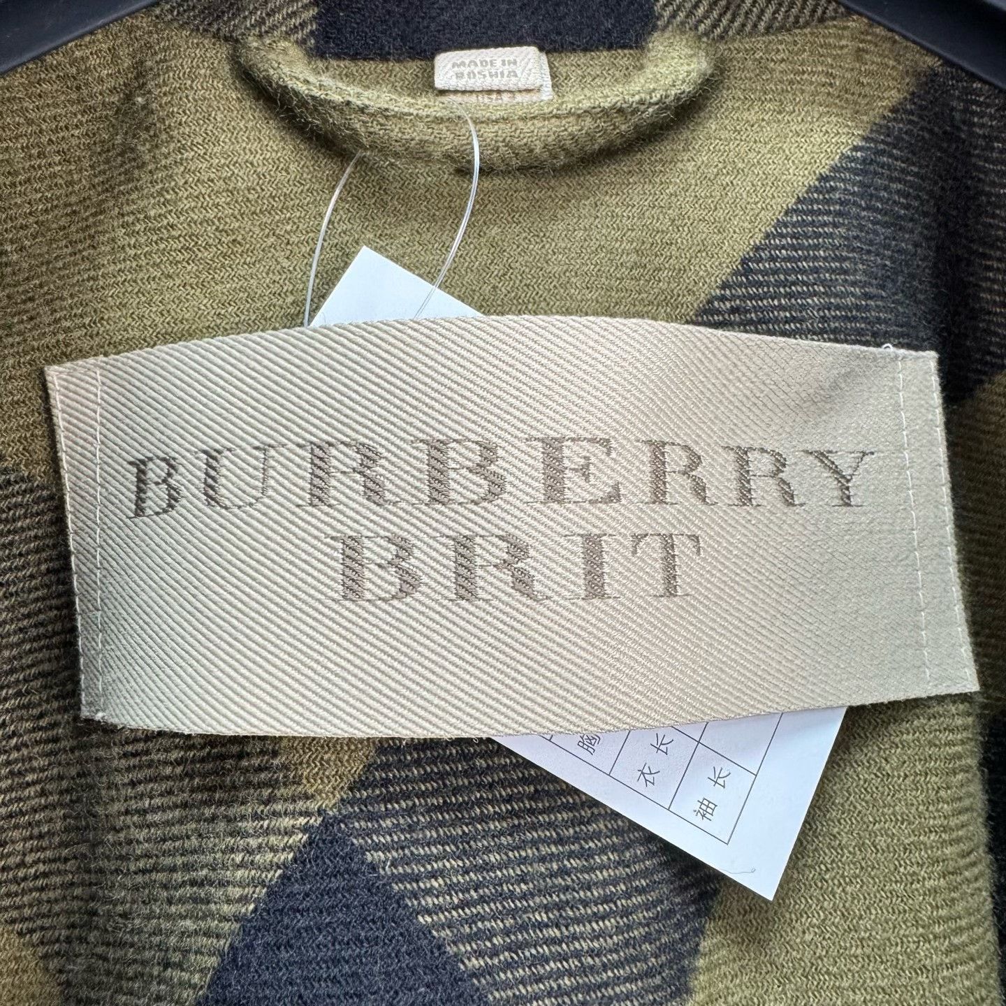 Burberry Burberry Wool Plaid Coat Size XXS / US 00 / IT 34 - 5 Thumbnail