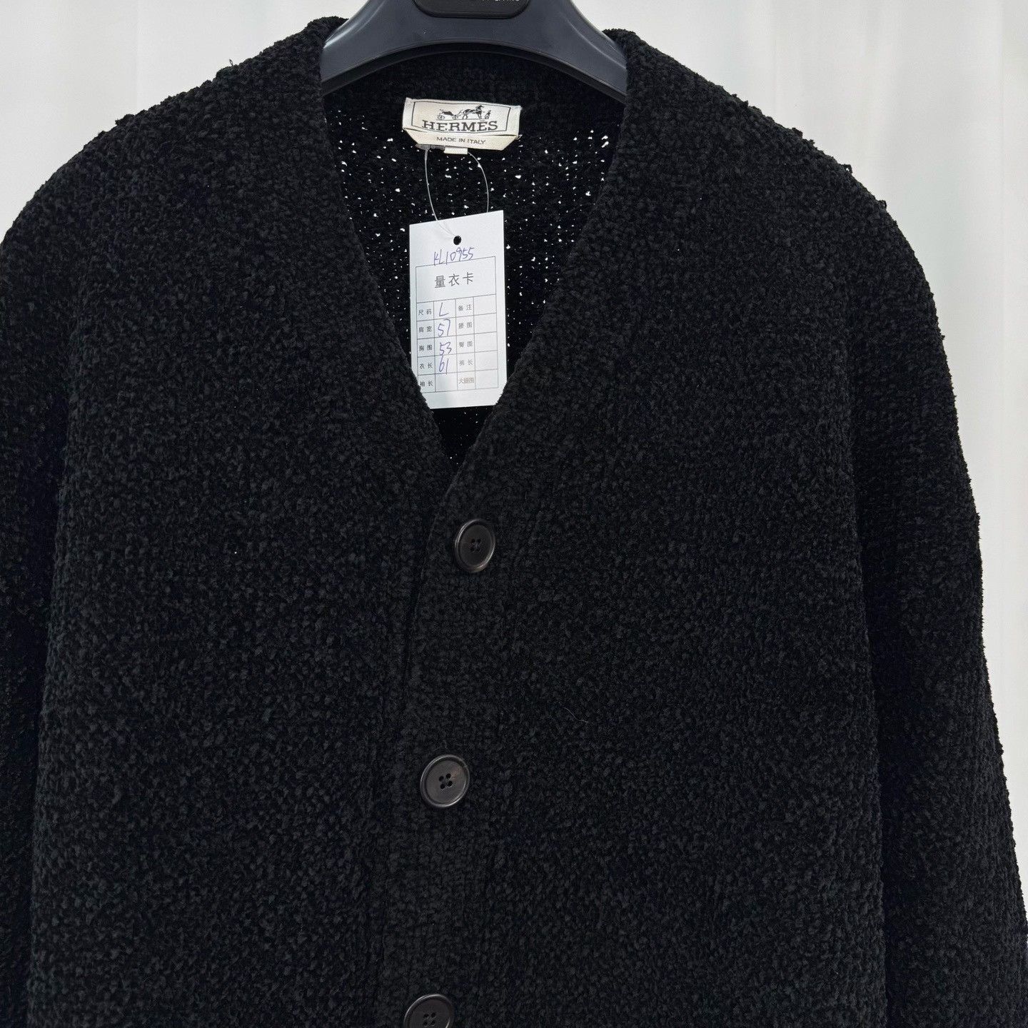 Hermes Hermes Runway Silk Knit Cardigan Size L / US 10 / IT 46 - 3 Thumbnail