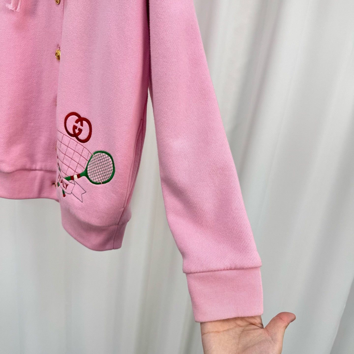 Gucci Gucci Double G Embroidered Tennis Racket Jacket Size XS / US 0-2 / IT 36-38 - 3 Thumbnail