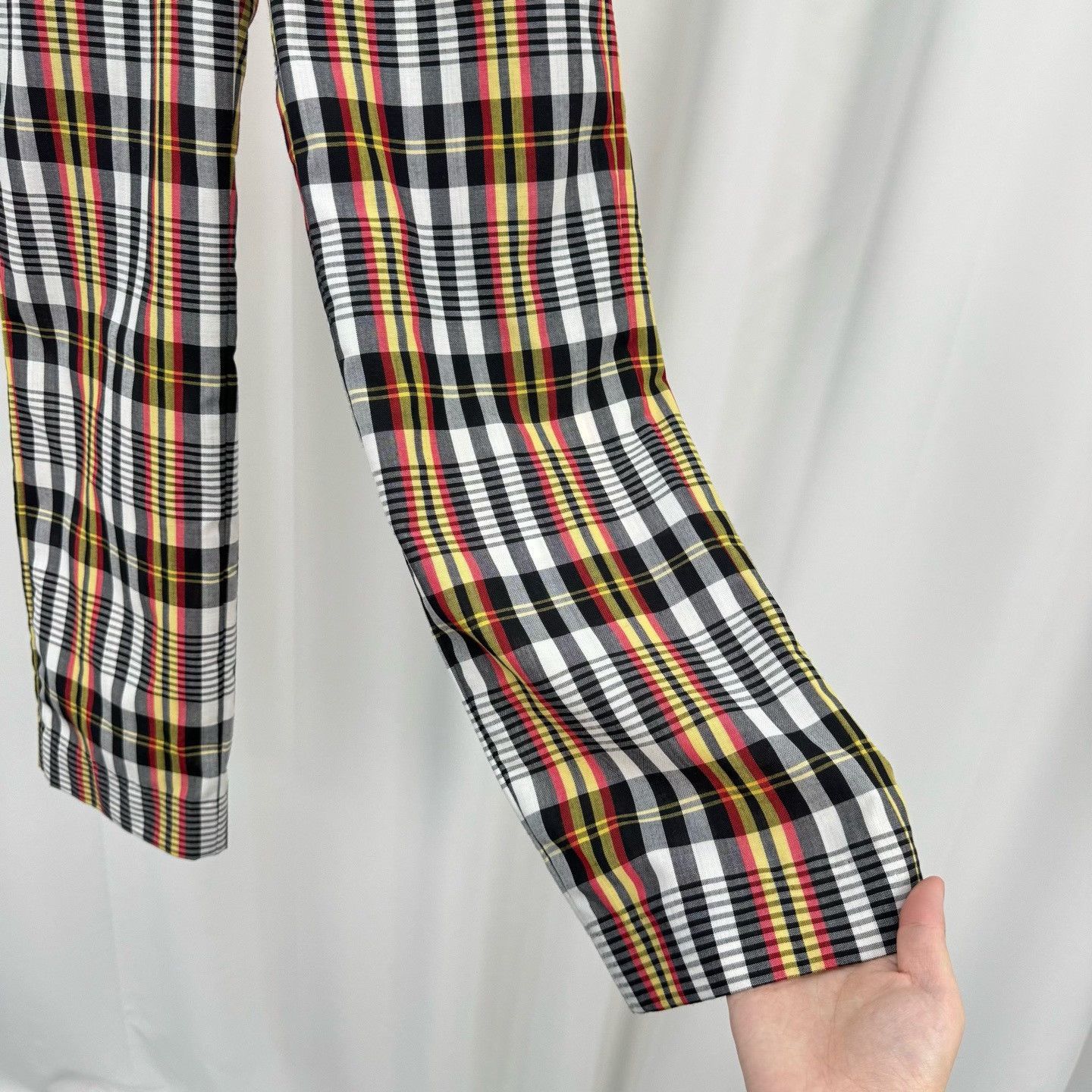 Burberry Burberry Check Wool Casual Trousers Size 22" - 4 Thumbnail