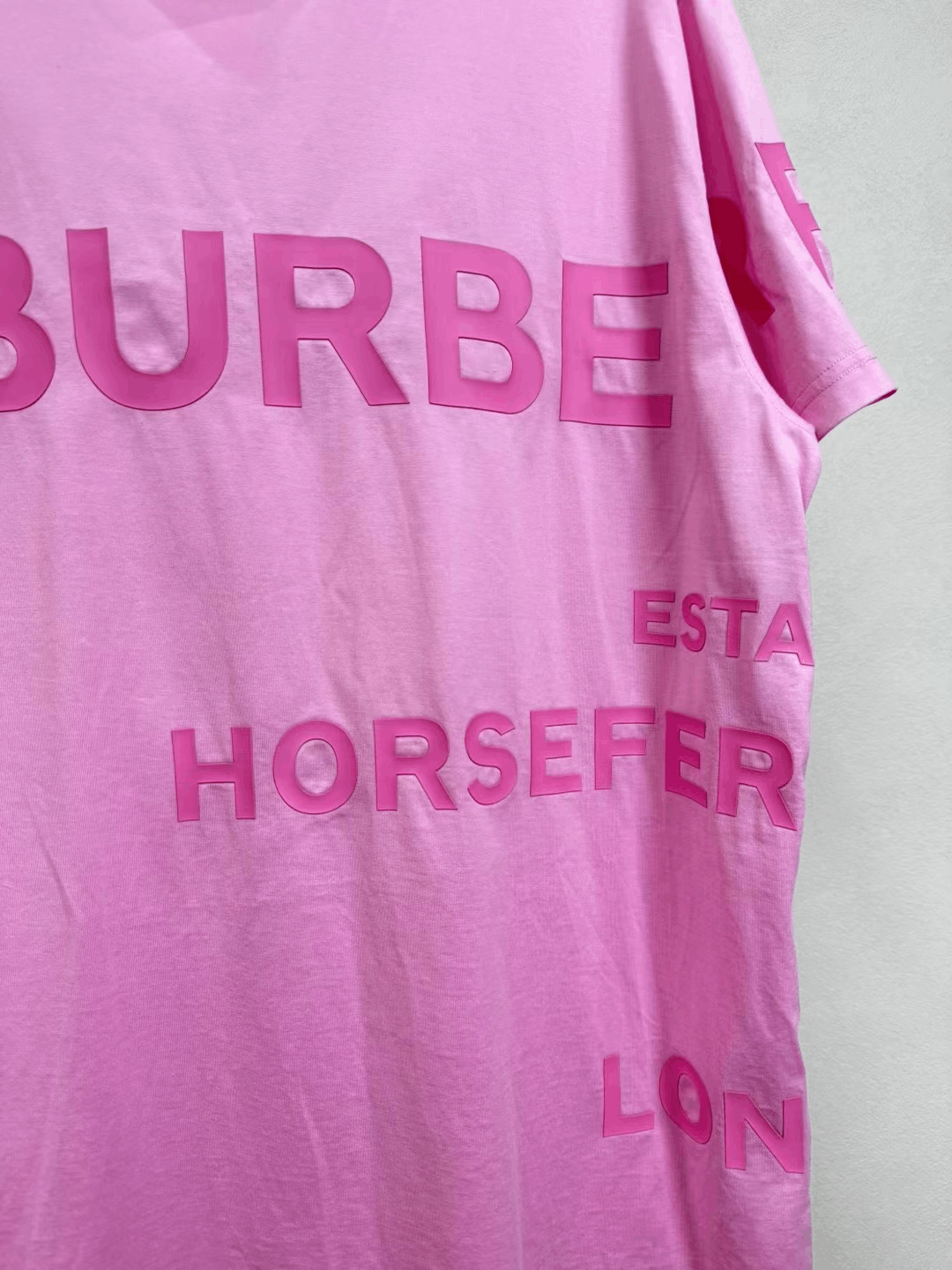 Burberry Burberry Pink All-Over Print Short-Sleeve Size M / US 6-8 / IT 42-44 - 5 Thumbnail