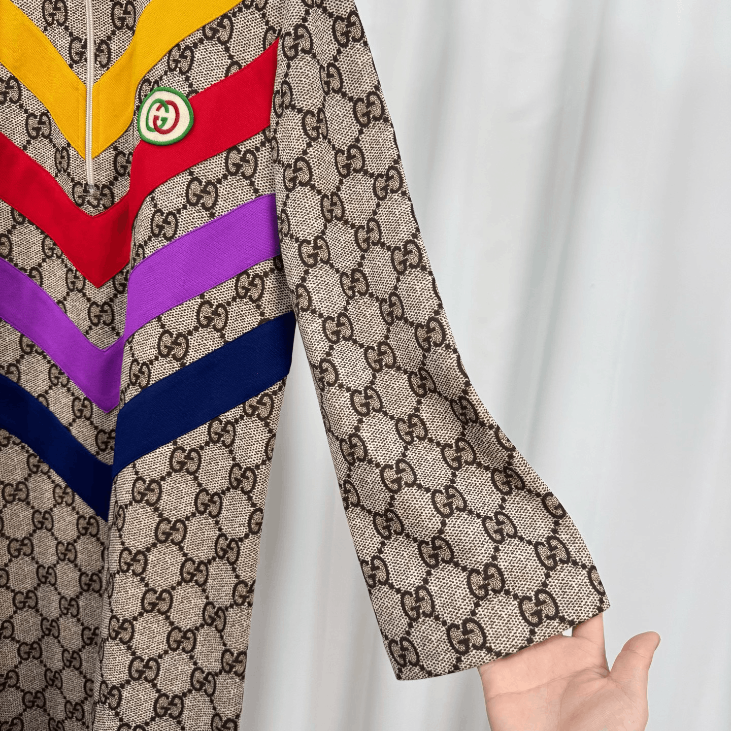 Gucci Gucci GG Monogram Embroidered Dress Size S / US 4 / IT 40 - 4 Thumbnail