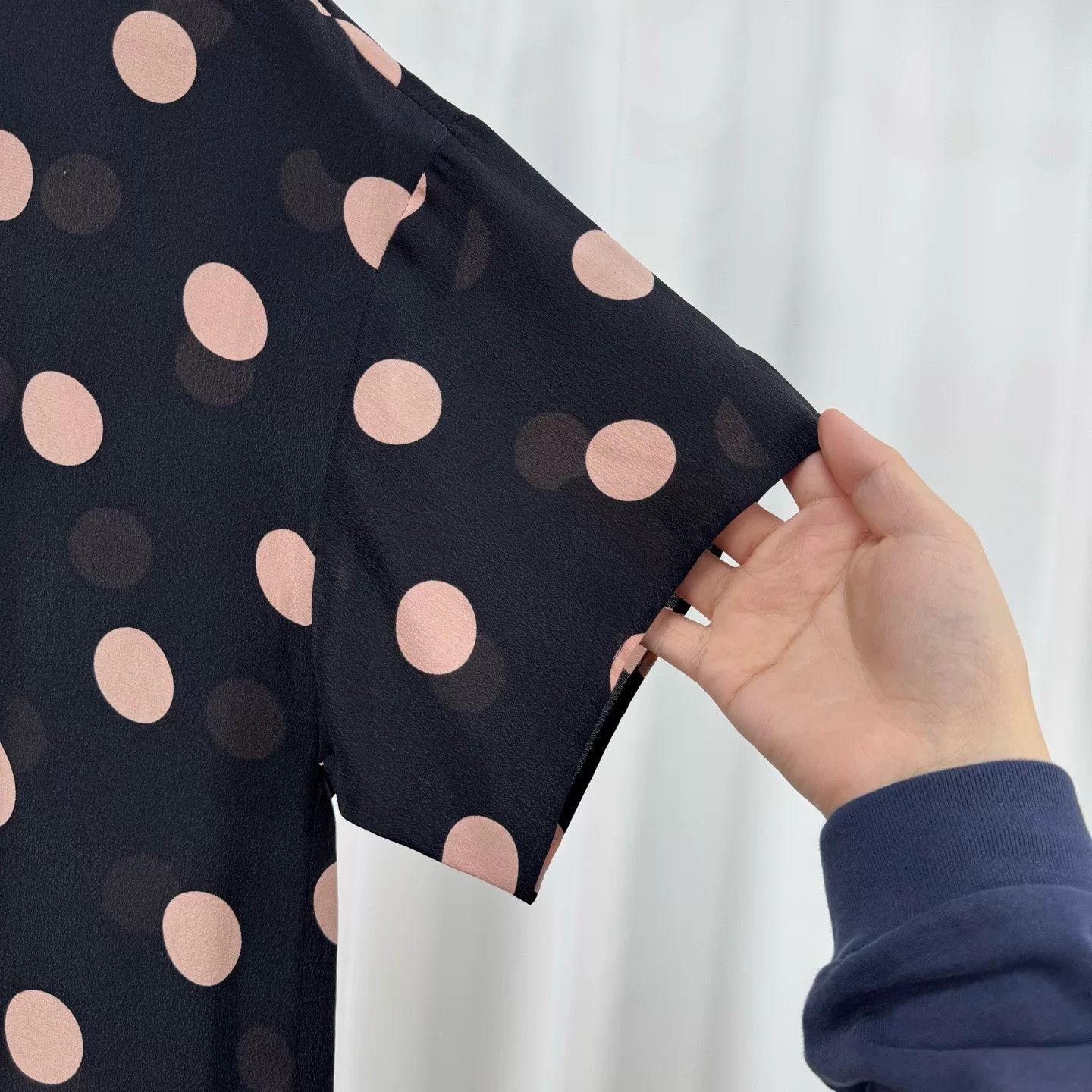 Valentino Valentino Polka Dot Silk Dress Size S / US 4 / IT 40 - 4 Thumbnail