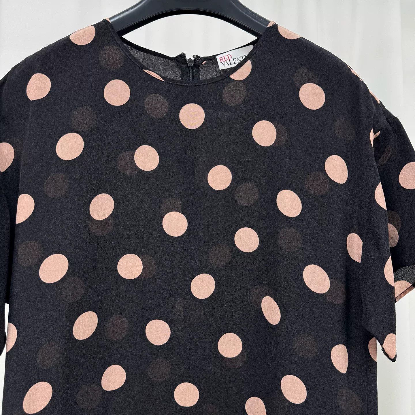 Valentino Valentino Polka Dot Silk Dress Size S / US 4 / IT 40 - 3 Thumbnail