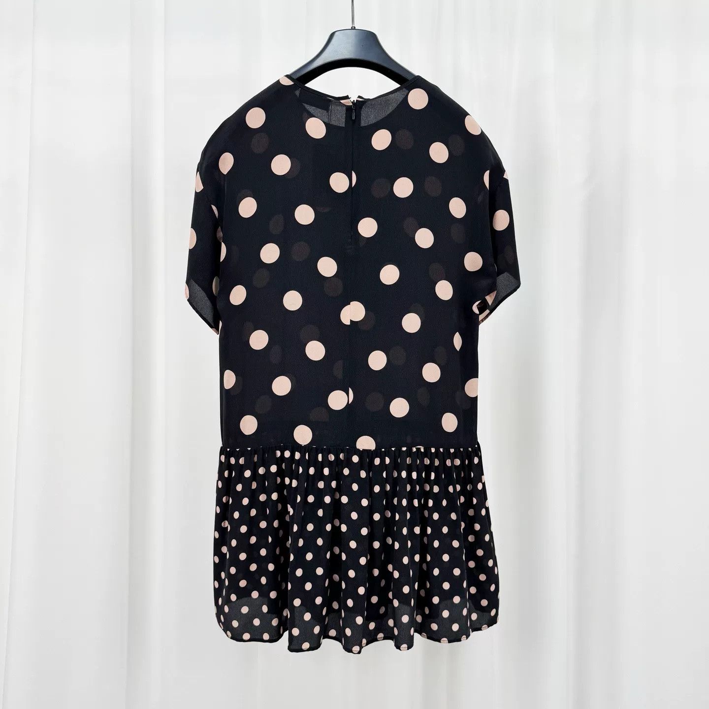 Valentino Valentino Polka Dot Silk Dress Size S / US 4 / IT 40 - 2 Thumbnail
