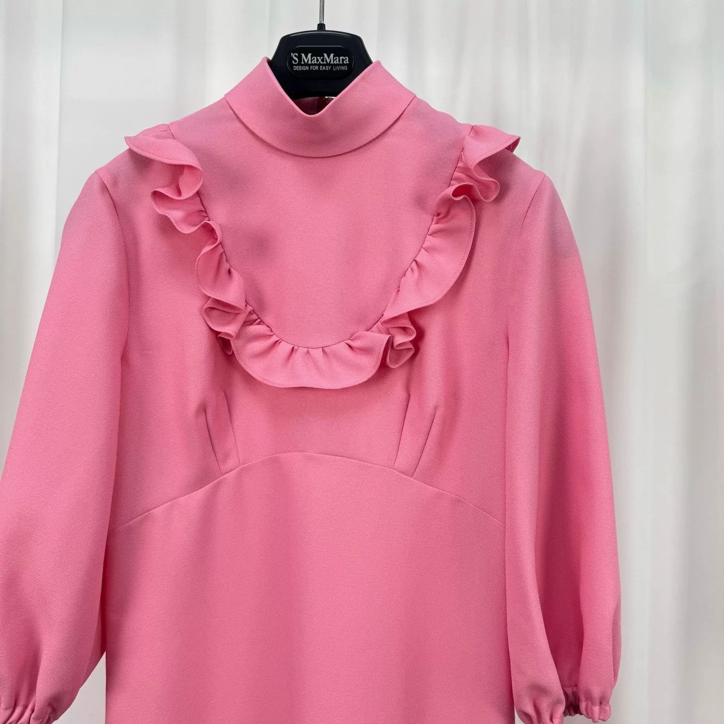 Miu Miu Miu Miu Pink Ruffled Long Dress Size S / US 4 / IT 40 - 3 Thumbnail