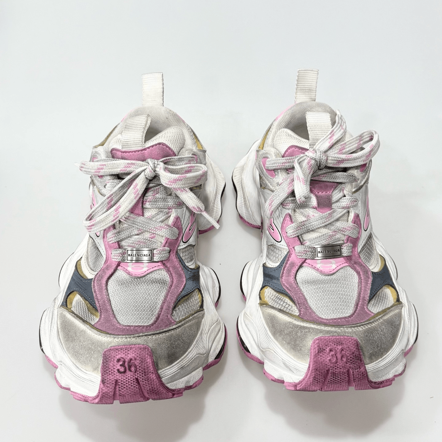 Balenciaga Balenciaga Cargo Pink Distressed Shoes Size US 5 / IT 35 - 4 Thumbnail