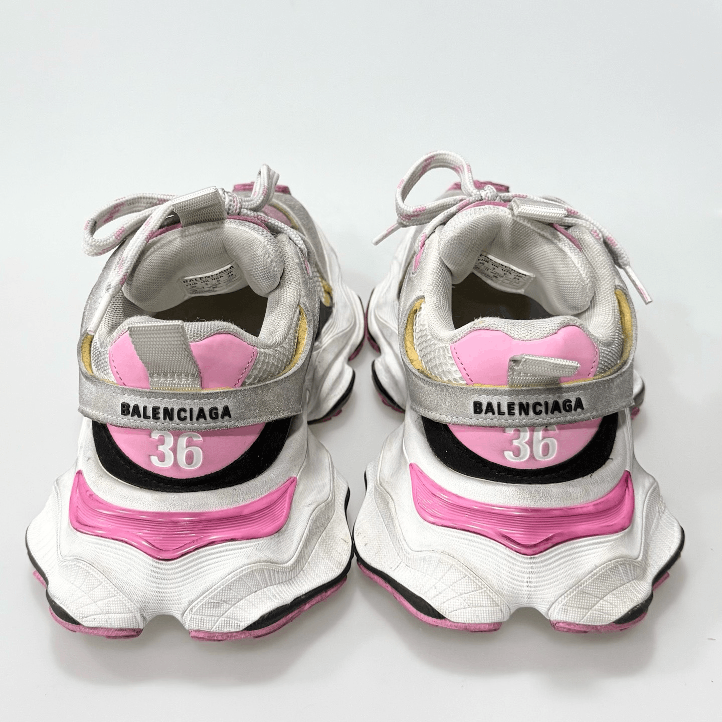 Balenciaga Balenciaga Cargo Pink Distressed Shoes Size US 5 / IT 35 - 5 Thumbnail