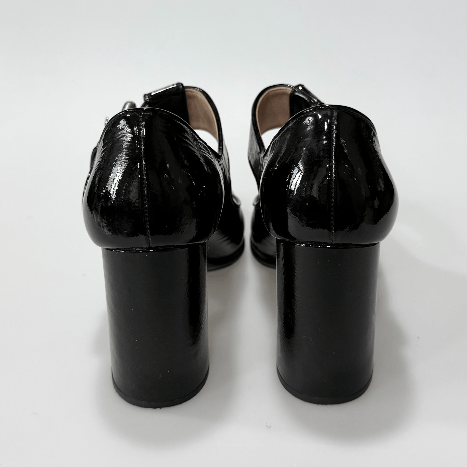Miu Miu Miu Miu Black Mary Jane High Heels Size US 4.5 / IT 34.5 - 5 Thumbnail