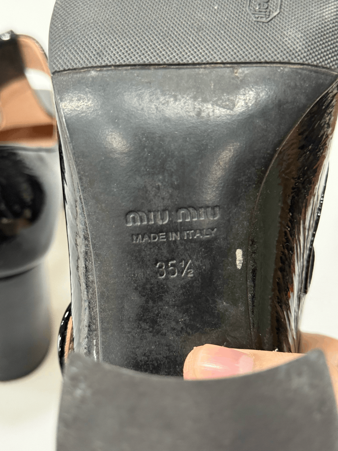 Miu Miu Miu Miu Black Mary Jane High Heels Size US 4.5 / IT 34.5 - 6 Thumbnail