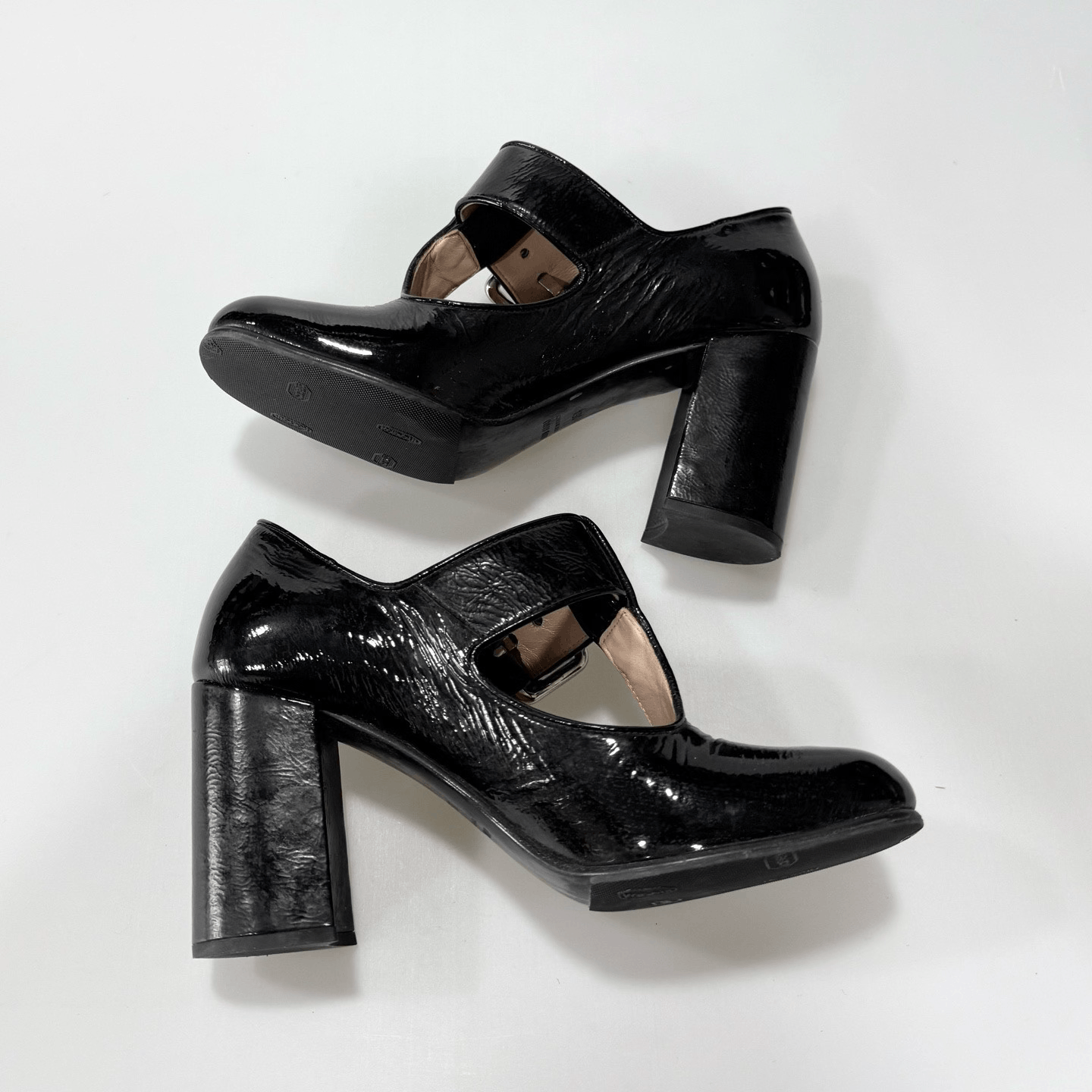 Miu Miu Miu Miu Black Mary Jane High Heels Size US 4.5 / IT 34.5 - 3 Thumbnail