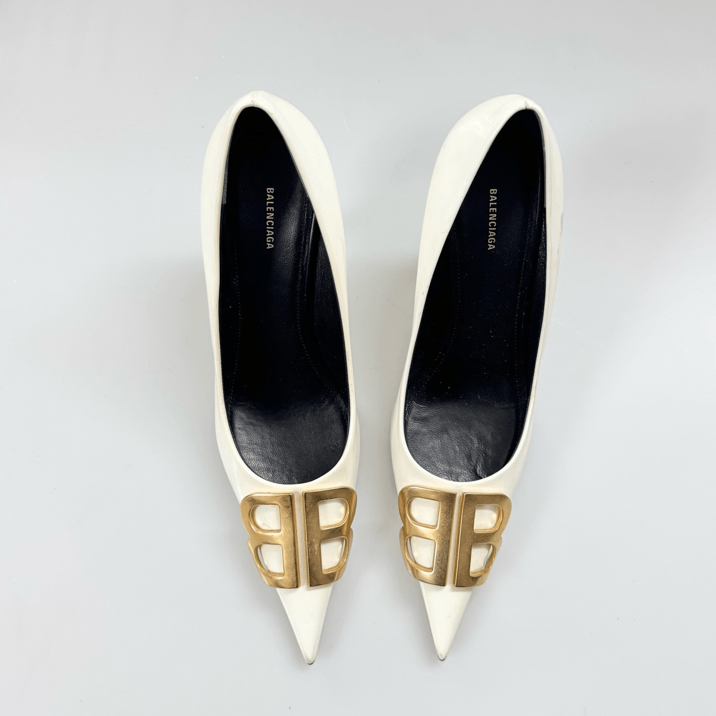 Balenciaga Balenciaga White High Heels Size US 6.5 / IT 36.5 - 4 Thumbnail