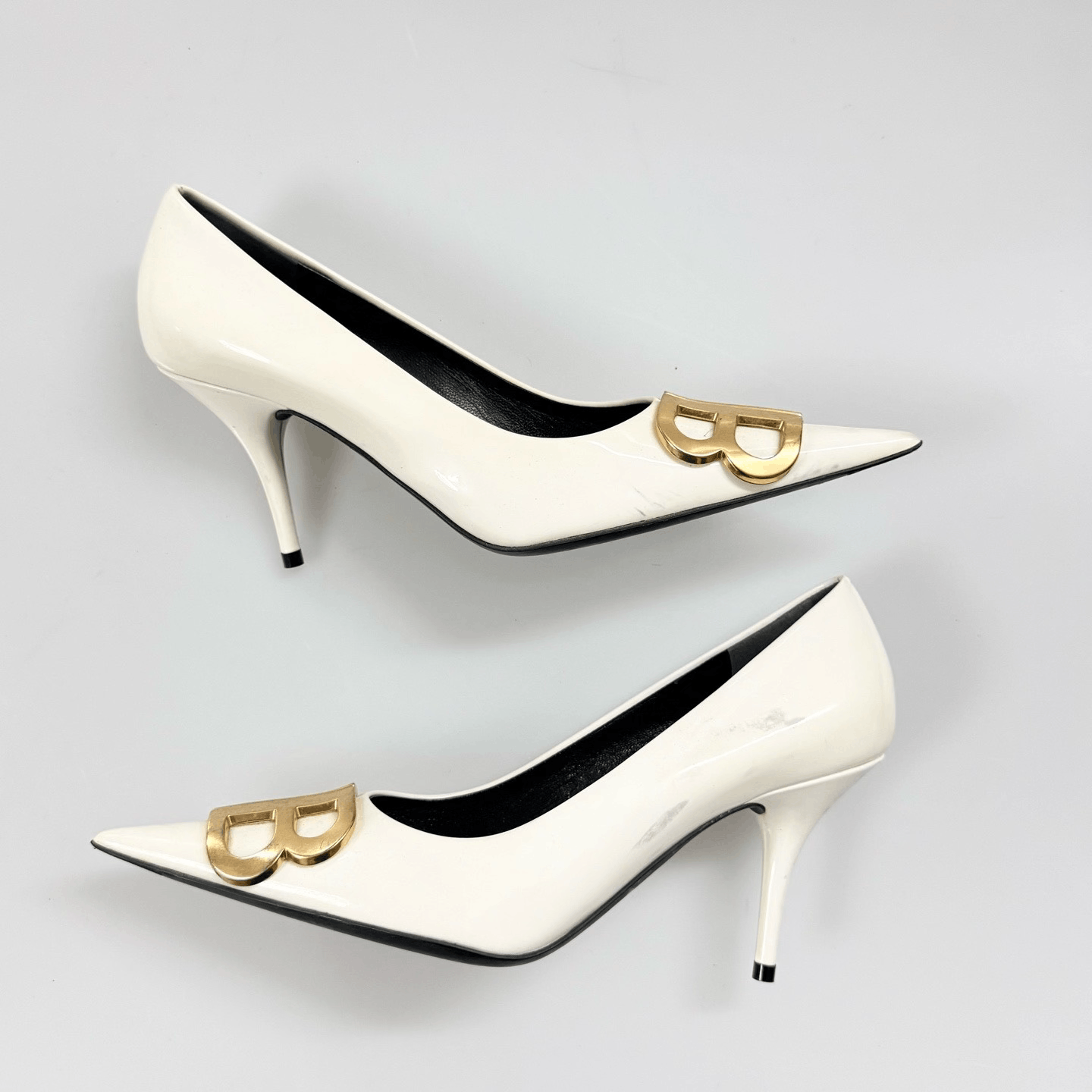 Balenciaga Balenciaga White High Heels Size US 6.5 / IT 36.5 - 2 Thumbnail