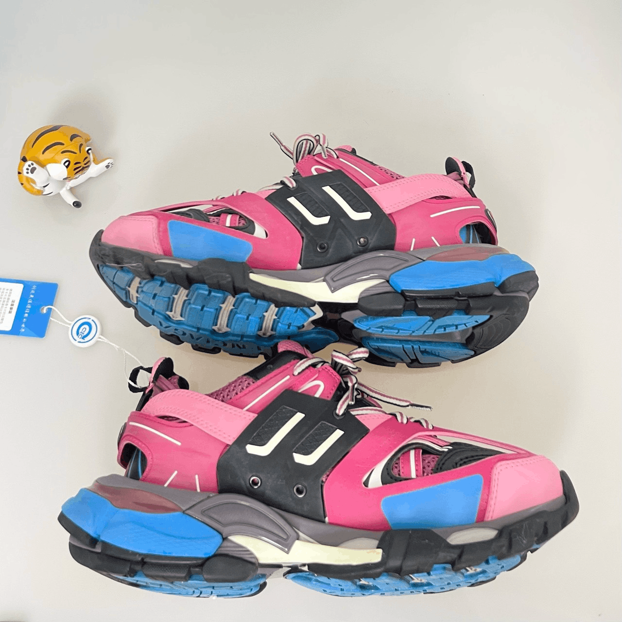Balenciaga Balenciaga Track Pink Blue Size US 6 / IT 36 - 3 Thumbnail