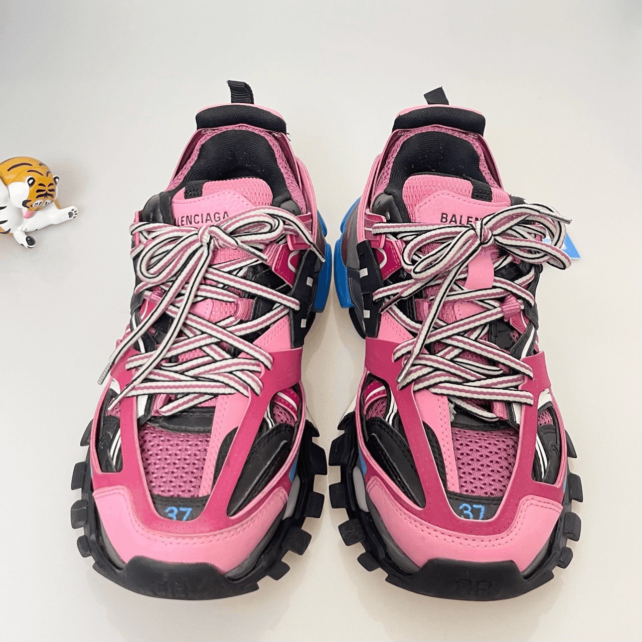 Balenciaga Balenciaga Track Pink Blue Size US 6 / IT 36 - 5 Thumbnail