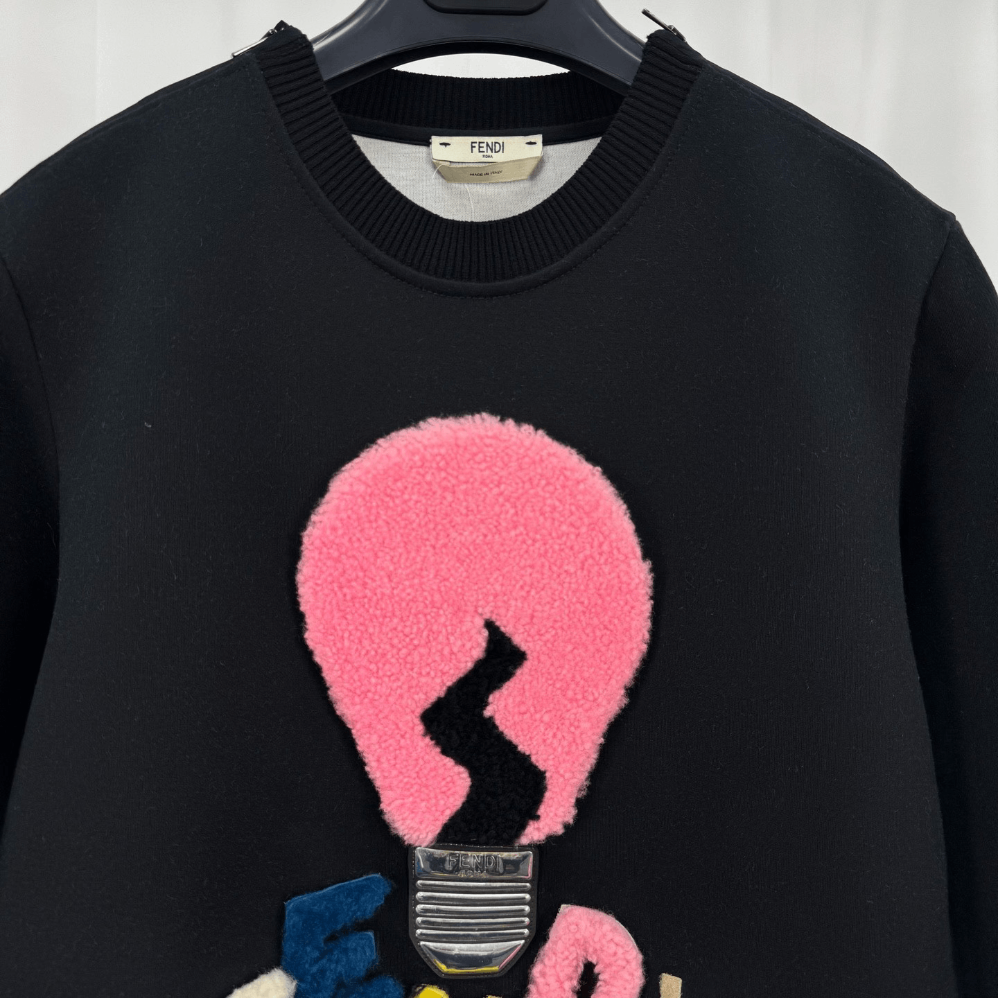 Fendi Fendi Velcro Bulb Letter Sweatshirt Size S / US 4 / IT 40 - 3 Thumbnail